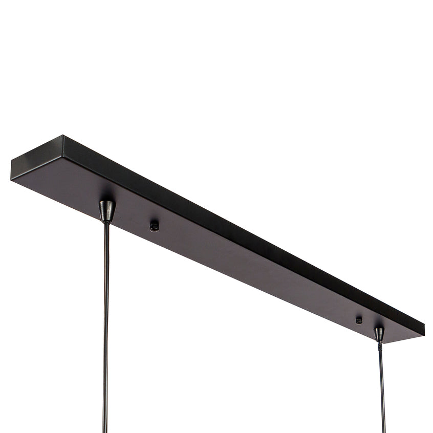 Hanglamp Orthrus - 5-lichts - Zwart - Metaal