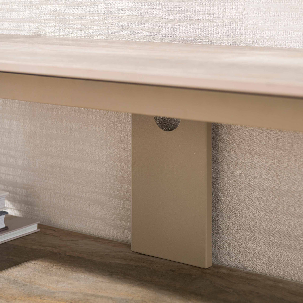 TV-Meubel Darivo Beige 3D Travertinlook 180 cm aanzicht 4 Meubelista