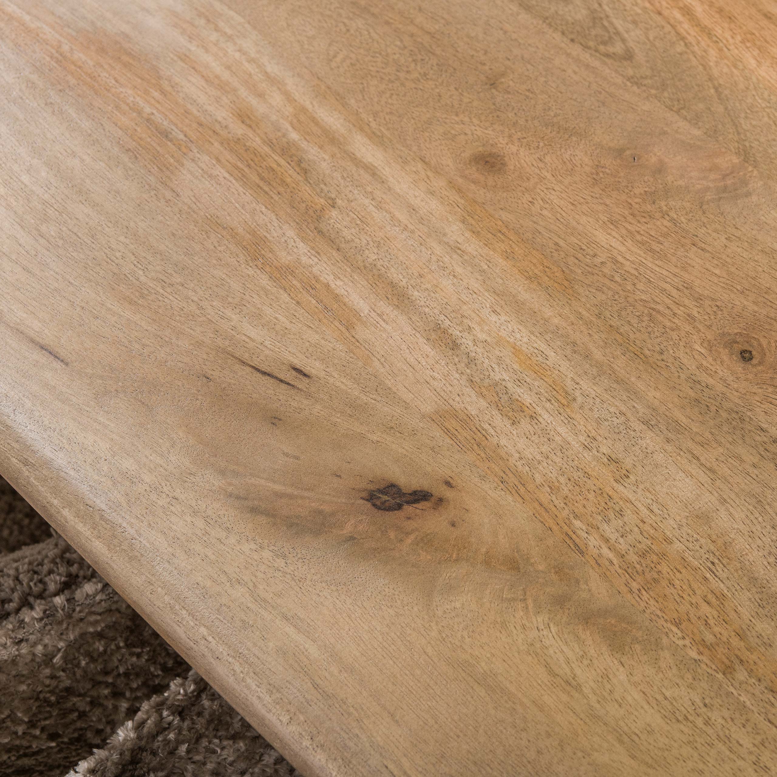 Eettafel Cavaro - Bruin - Mangohout - 180 cm - Deens Ovaal