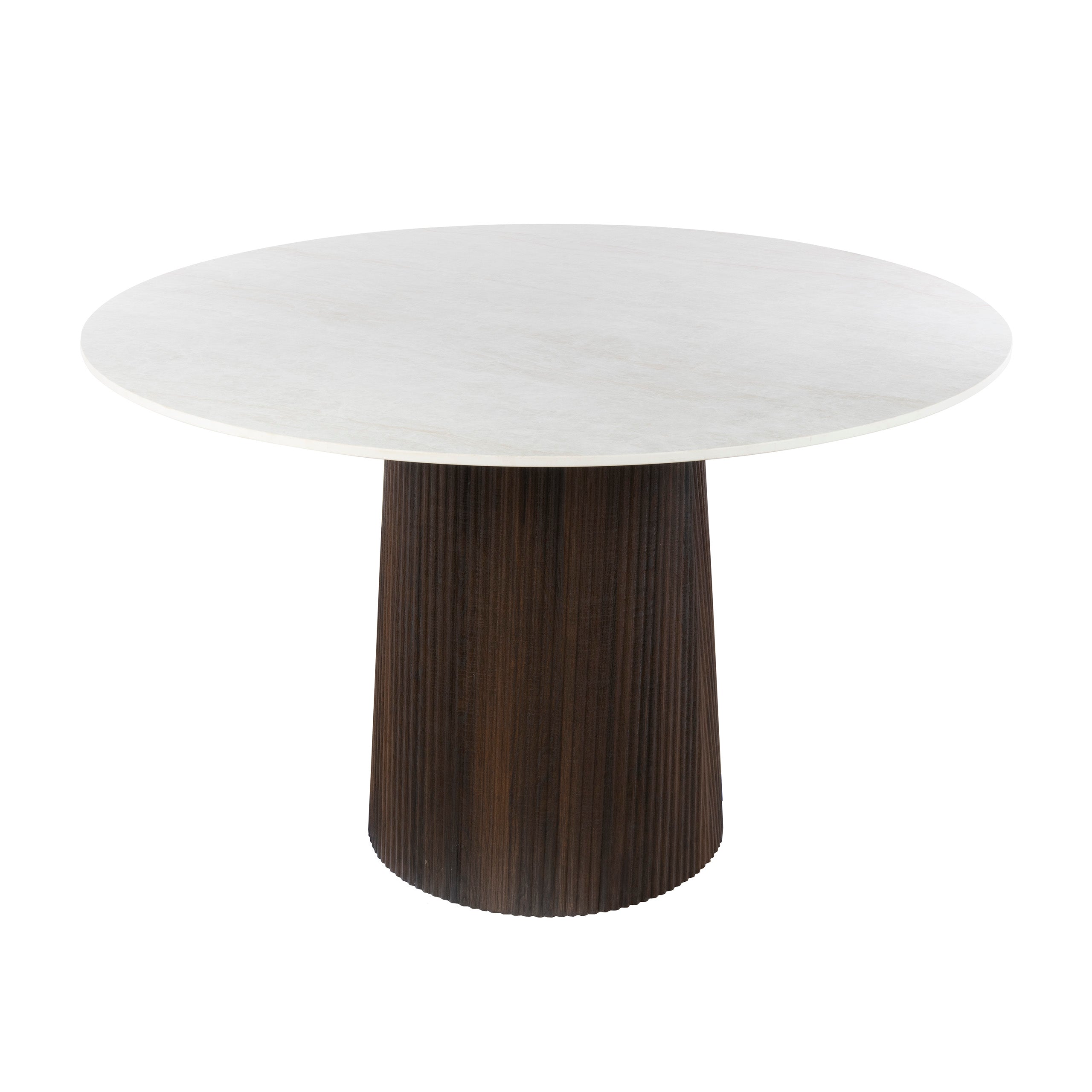 Eettafel Solune - Ivoor - Rond - Taj Mahal - 120 cm