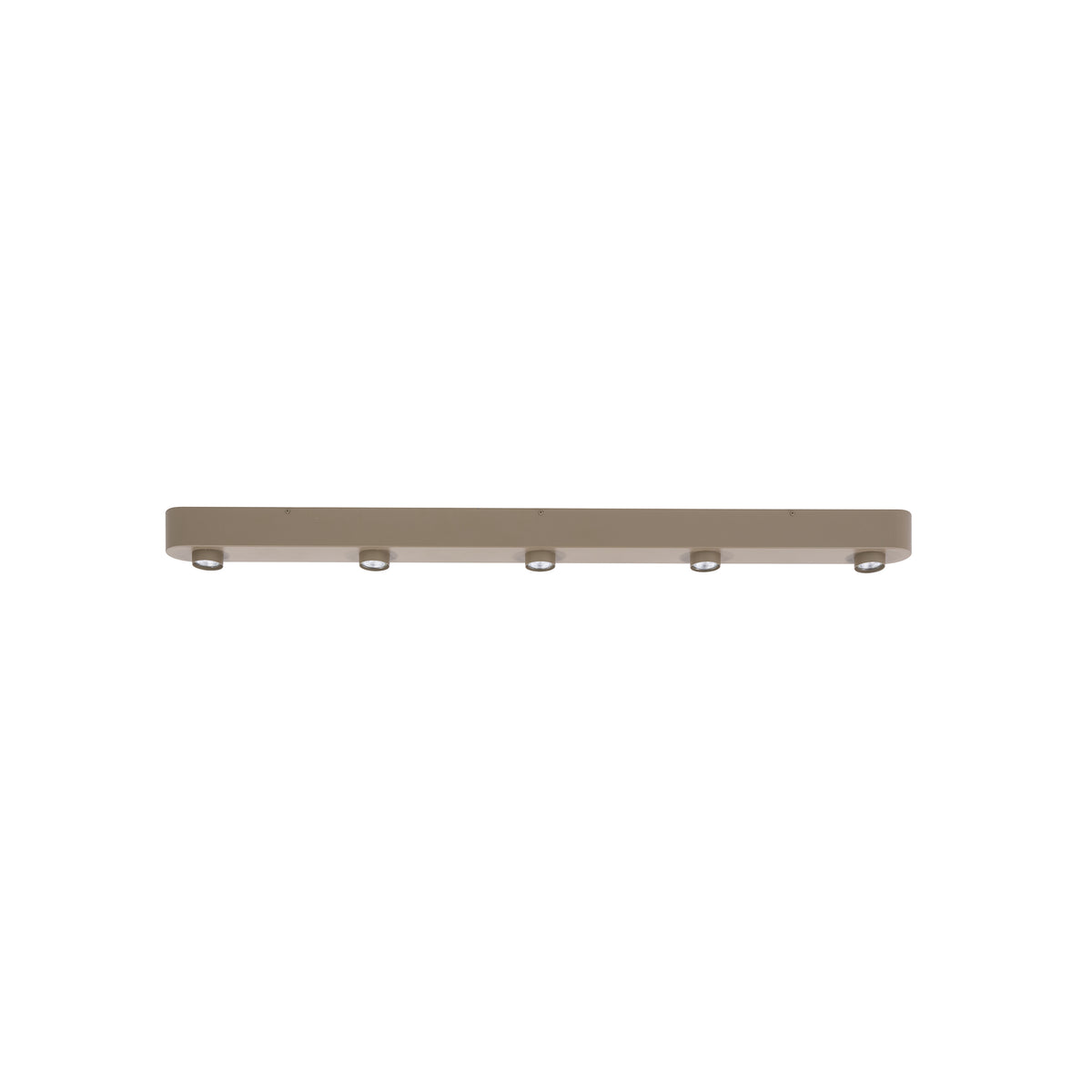 Plafondlamp Gusto - 5-lichts - Beige - Metaal - 135 cm