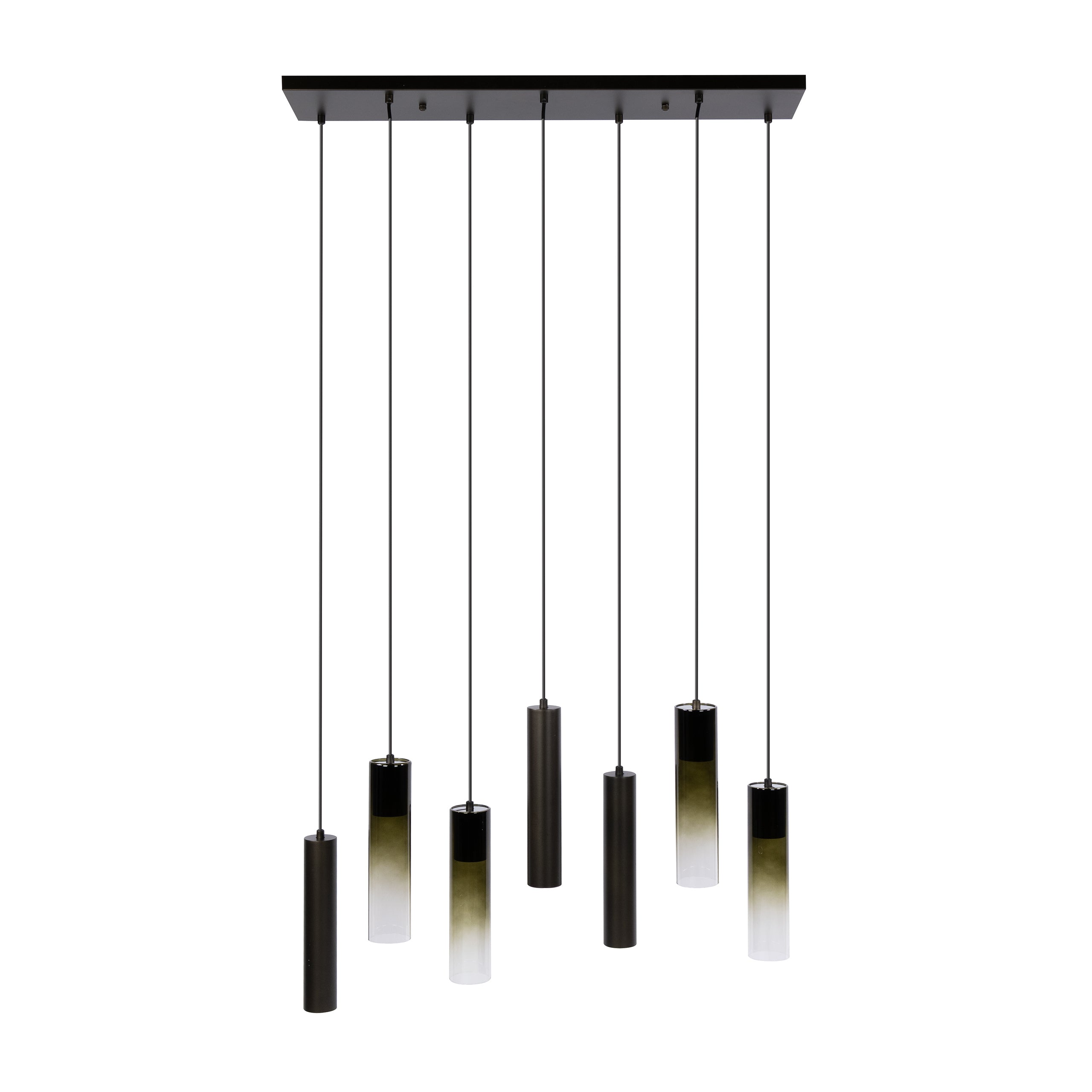 Hanglamp Isola - 7-lichts - Brons - Met Spots