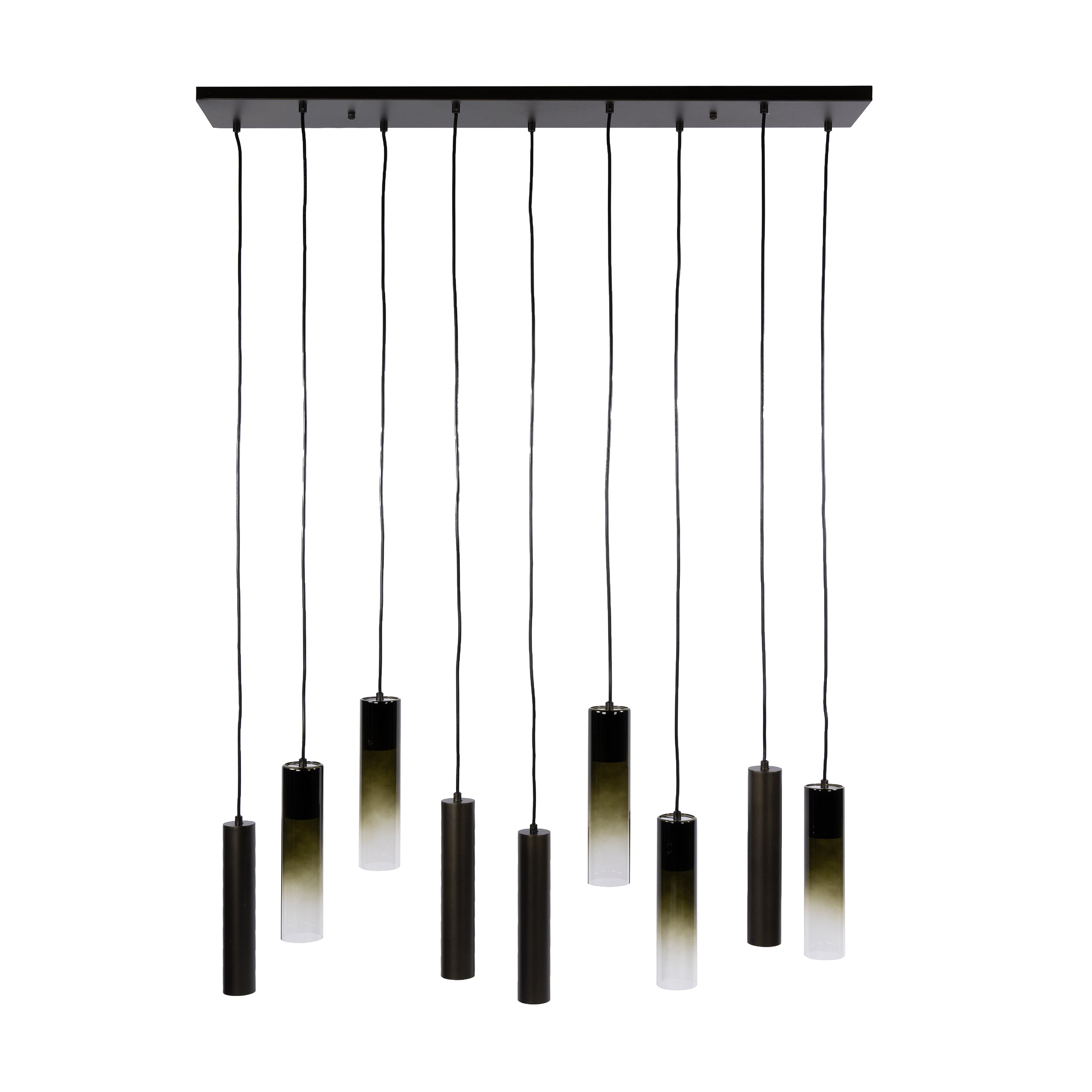 Hanglamp Isola - 9-lichts - Brons - Met Spots