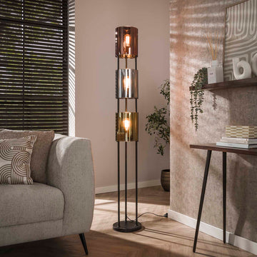 Vloerlamp Varese - Mix - Glas - 175 cm