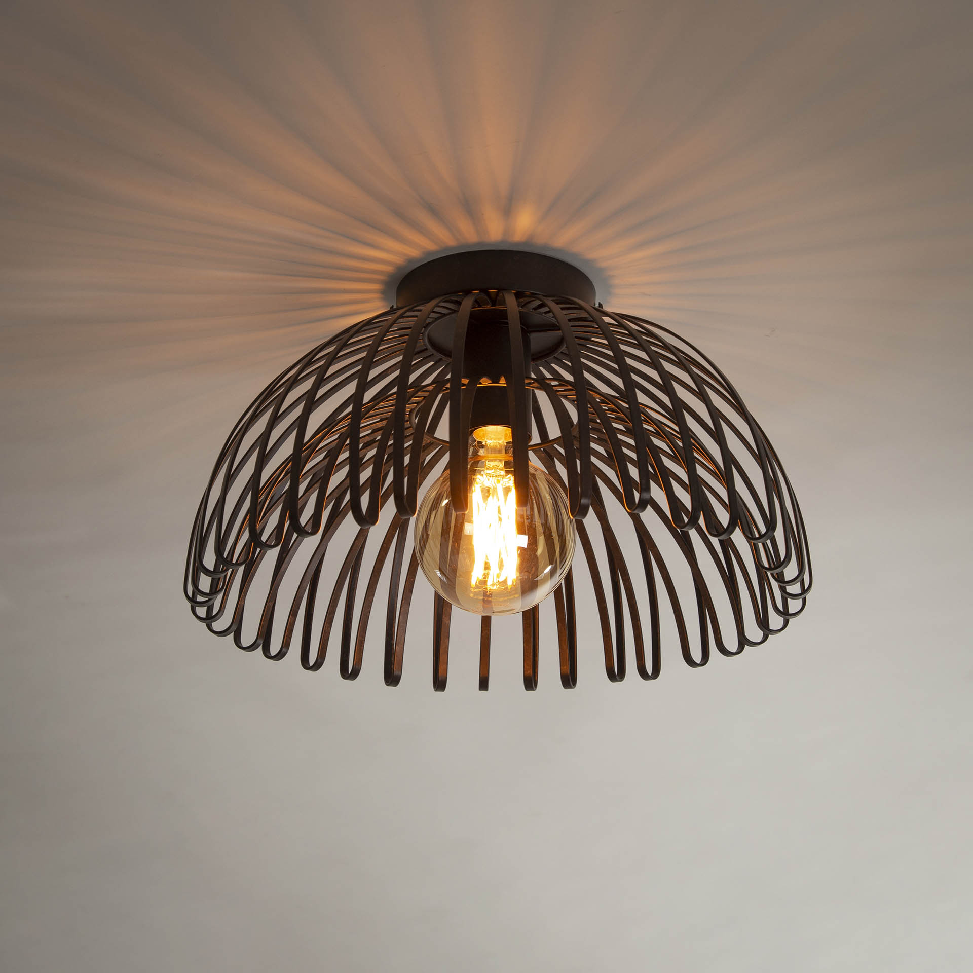 Plafondlamp Dante - Charcoal - Metaal