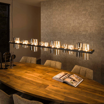 Hanglamp Silhouette - 14-lichts - Mix - Glas
