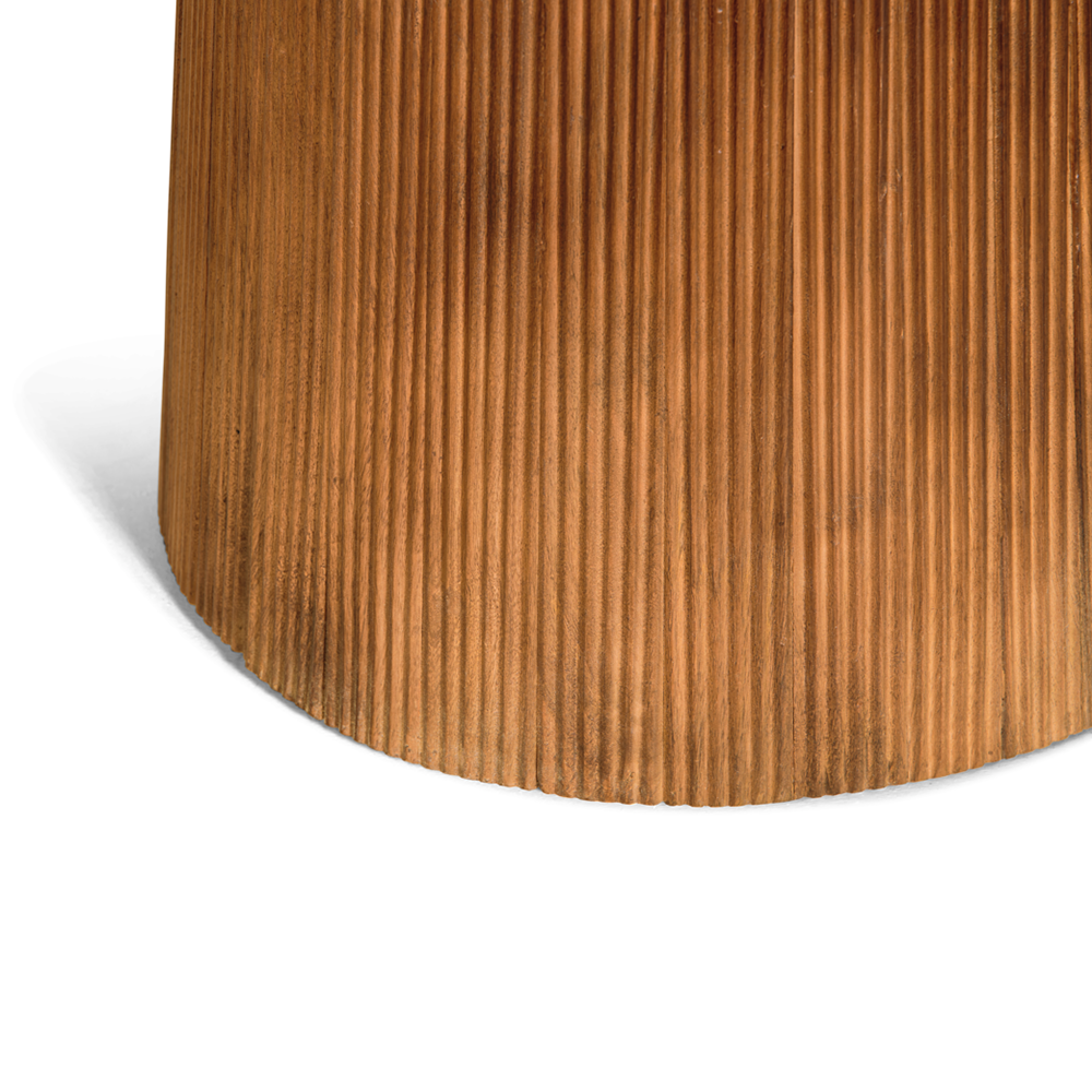 Eettafel Harmony - Lichtbruin - Mangohout - Ø 120 cm - Rond