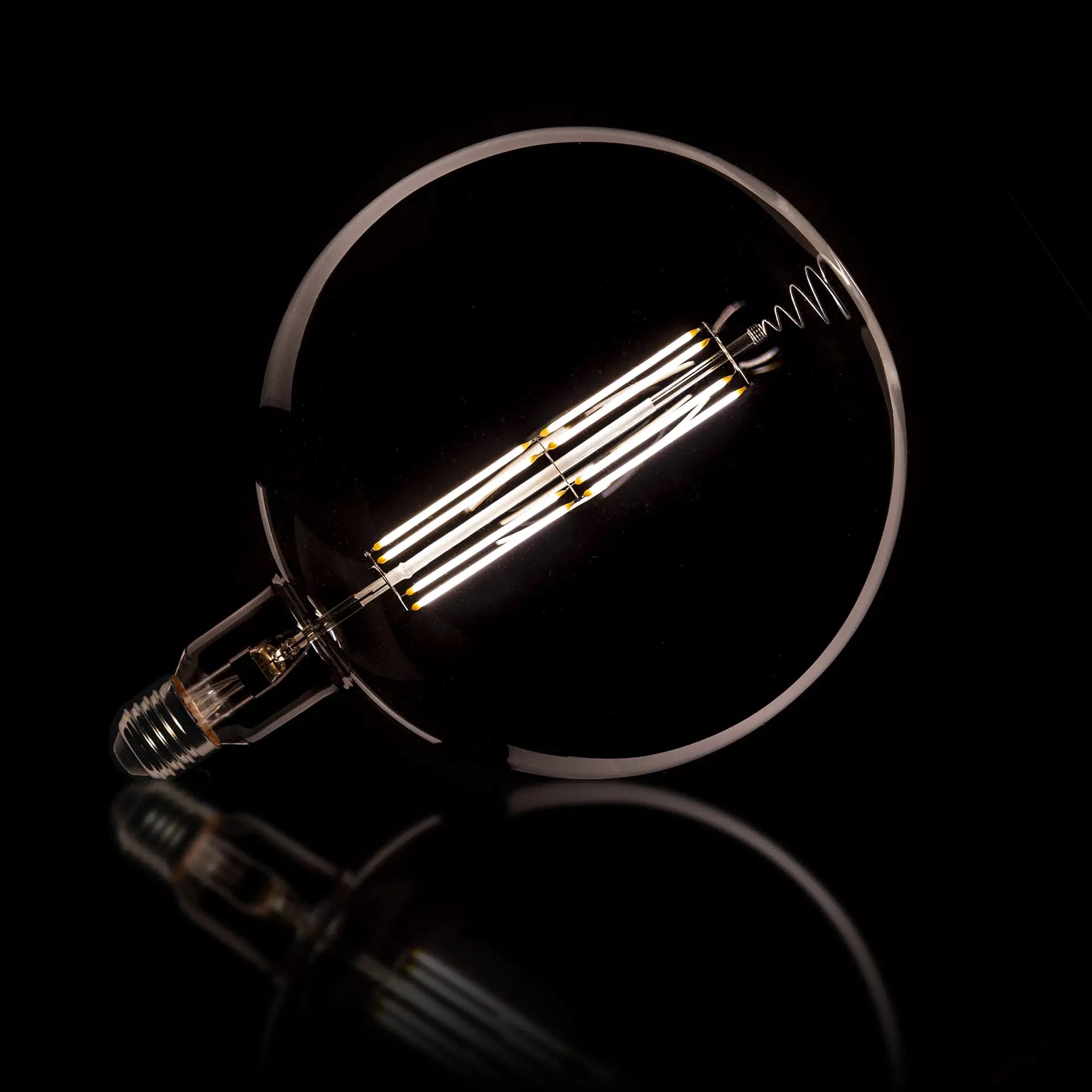 Lichtbron LED [G200] - Bol Ø20 - E27 8W 2700K 200LM - Dimbaar - Smoke Glas