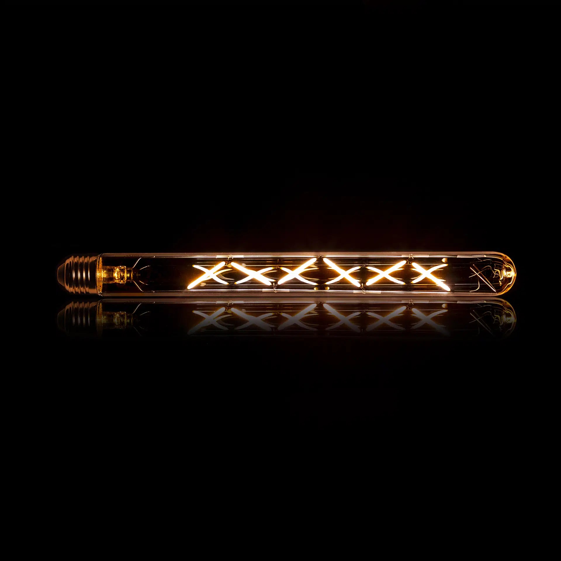 Lichtbron LED [T32-L300] Buis 30 cm - E27 4W 2100K 280LM - Dimbaar - Amberkleurig Glas