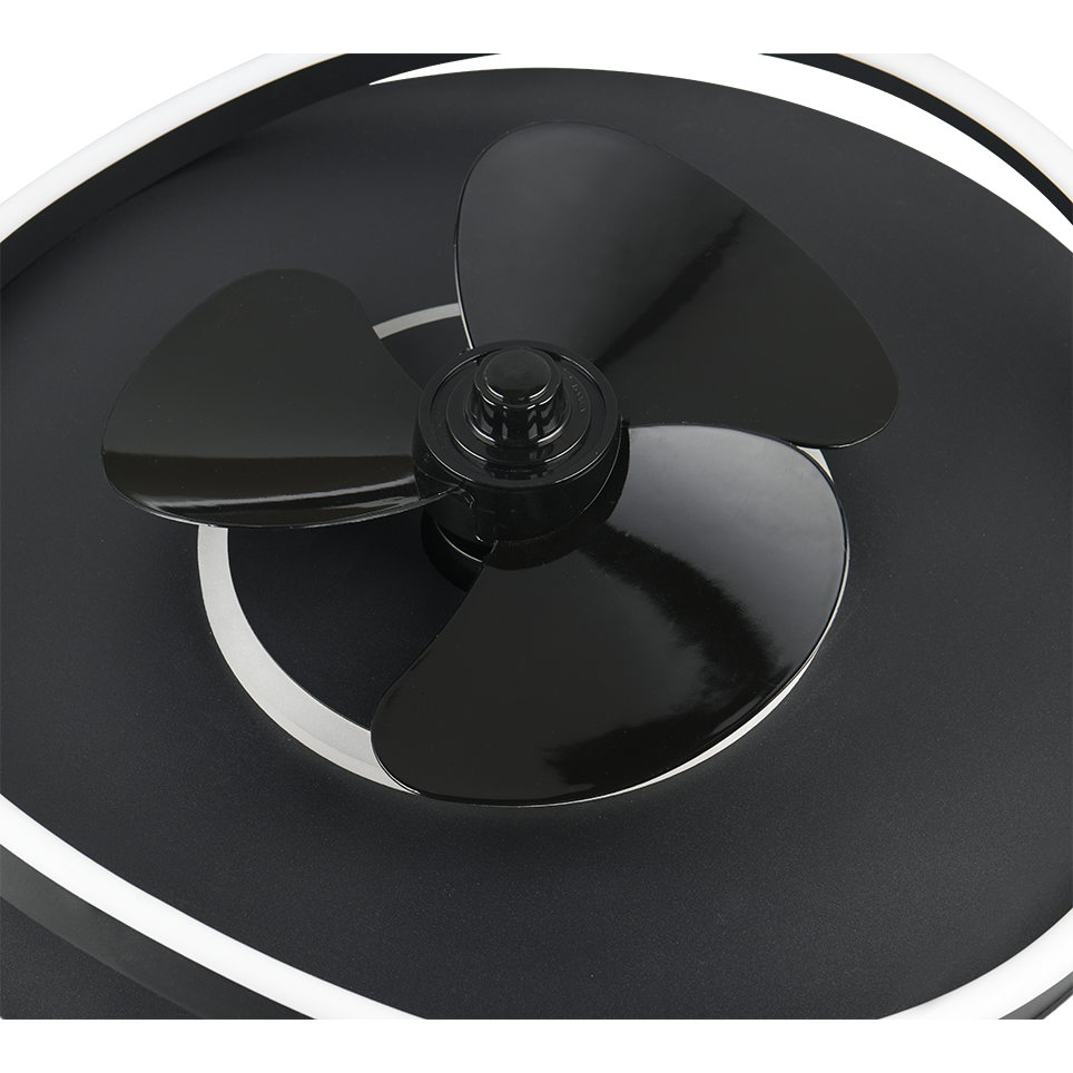 Plafondventilator Lucy - Met Lamp - Zwart - Dimbaar - Koud + Warm