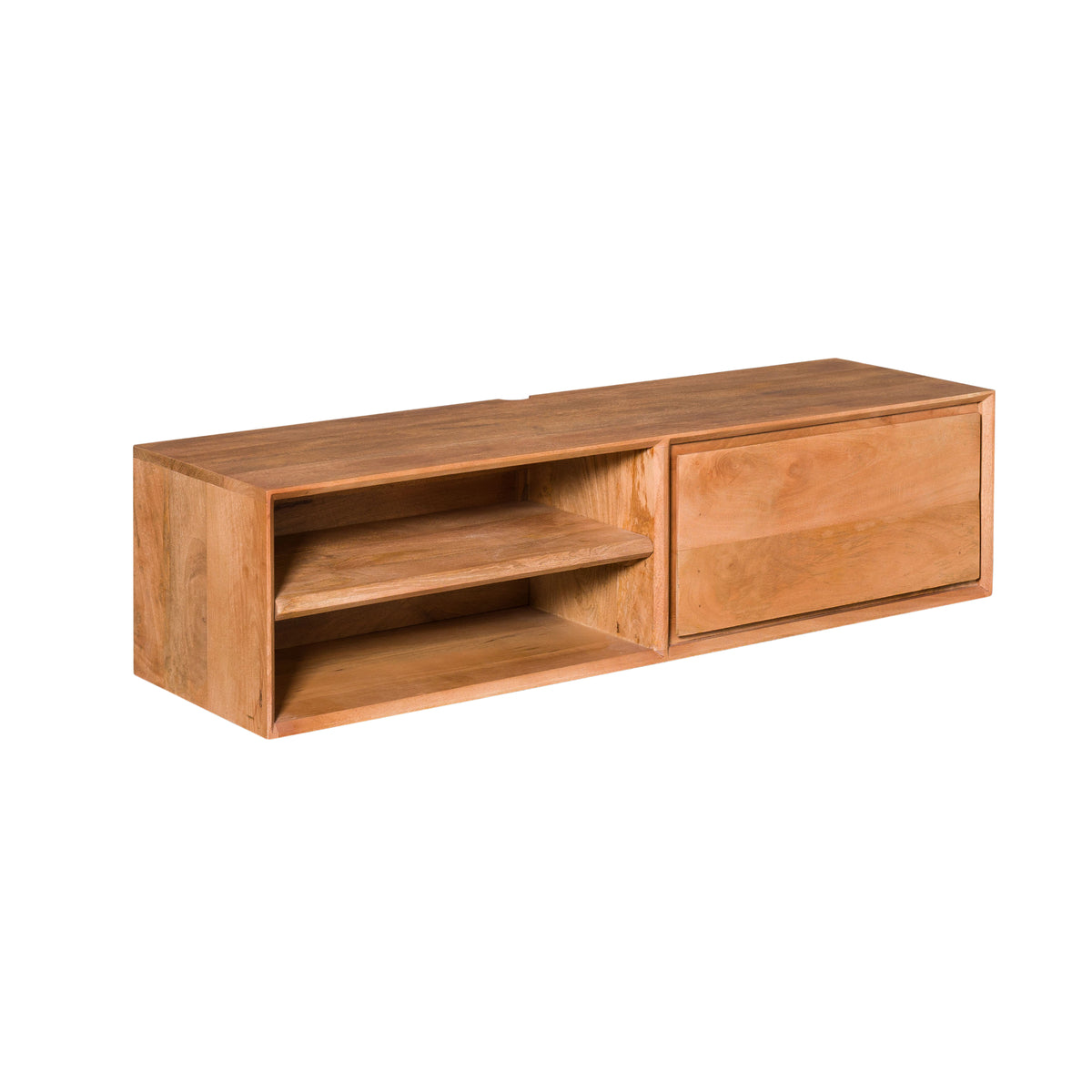Zwevend TV-meubel Nivara - Naturel - 120 cm