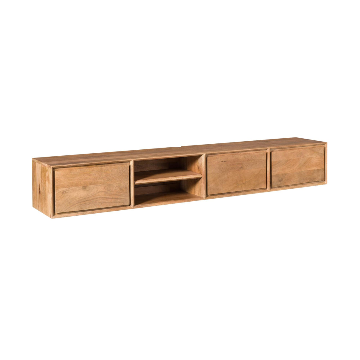 Zwevend TV-meubel Nivara - Naturel - 200 cm