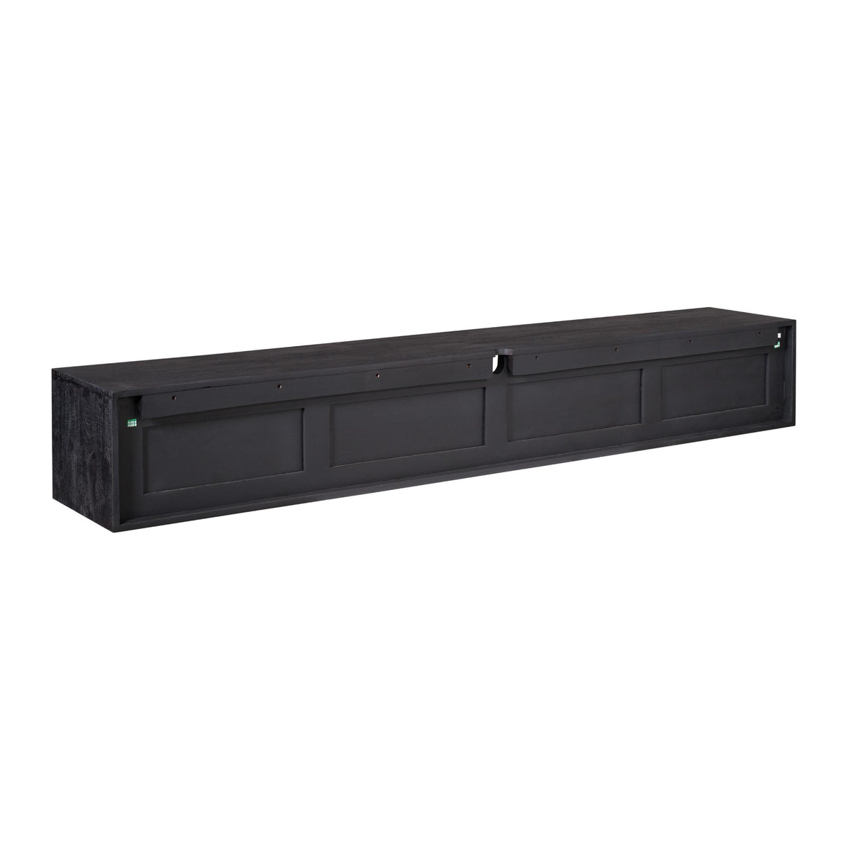 Zwevend TV-meubel Nivara - Zwart - 200 cm