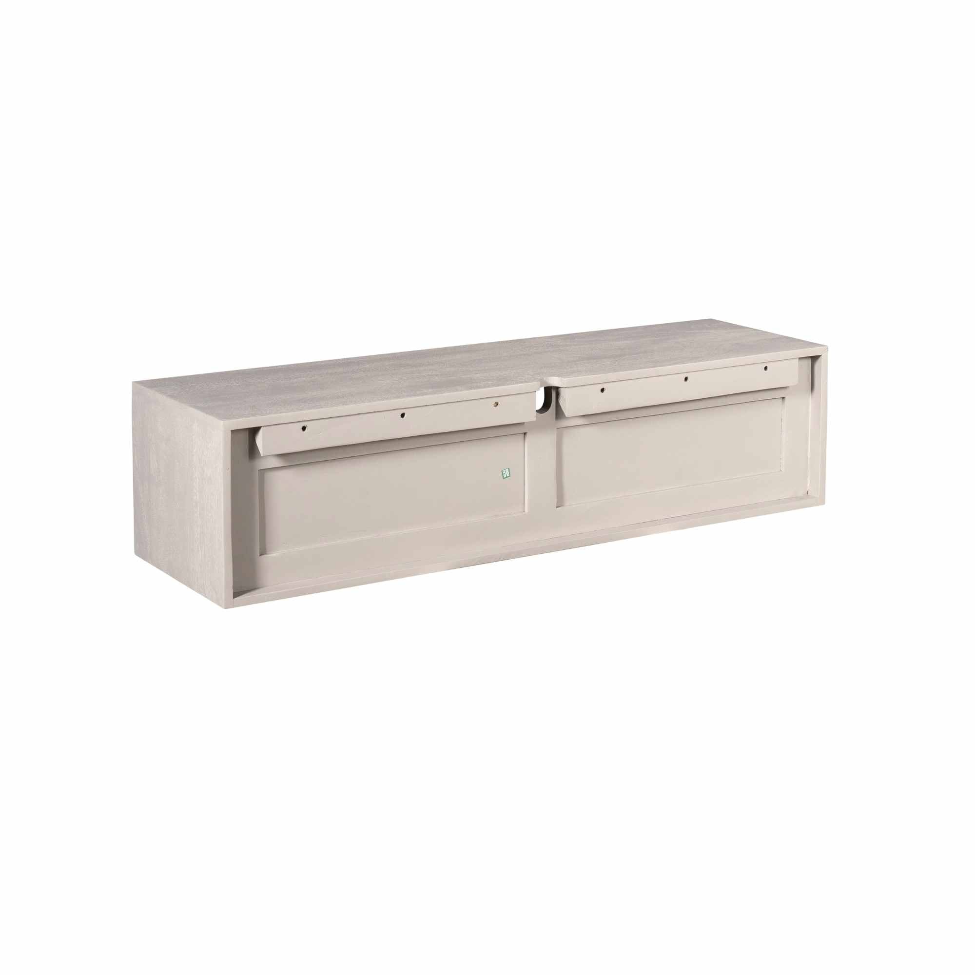 Zwevend TV-meubel Nivara - Stone - 120 cm