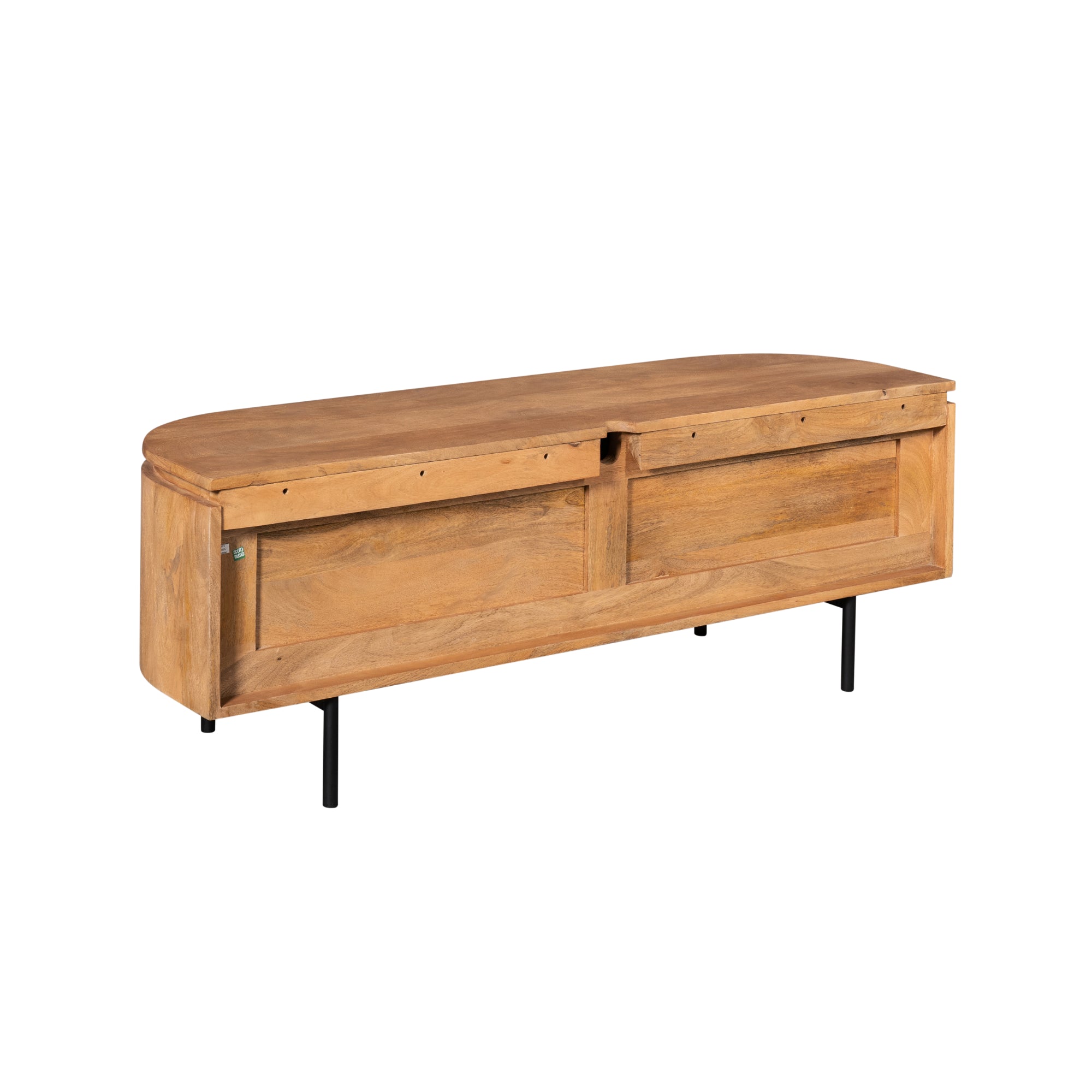 Zwevend TV-meubel Bloom - Naturel - 120 cm