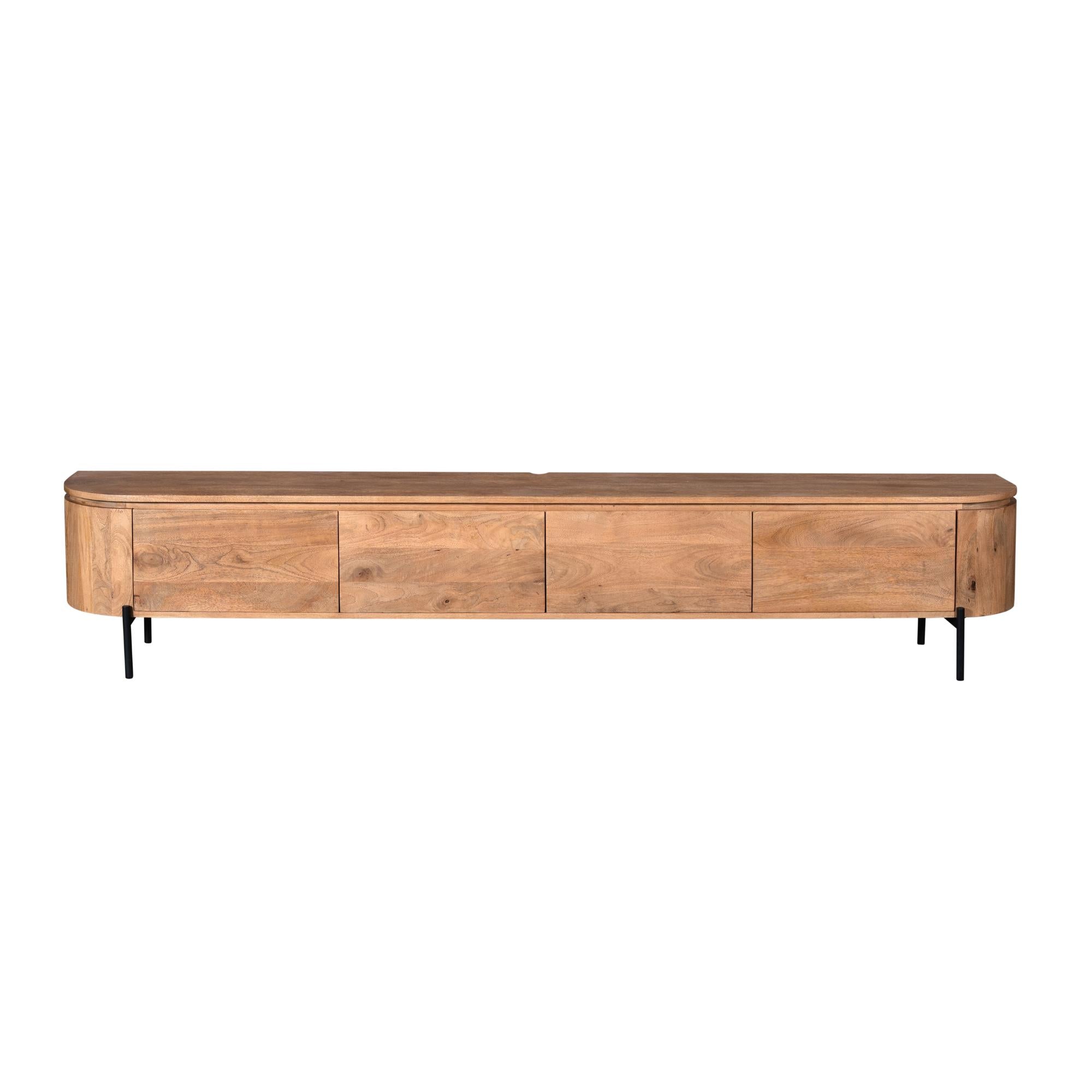 Zwevend TV-meubel Bloom - Naturel - 200 cm