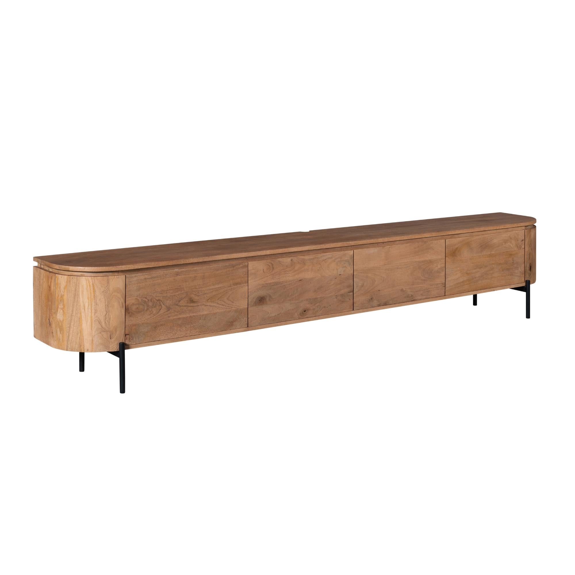 Zwevend TV-meubel Bloom - Naturel - 200 cm