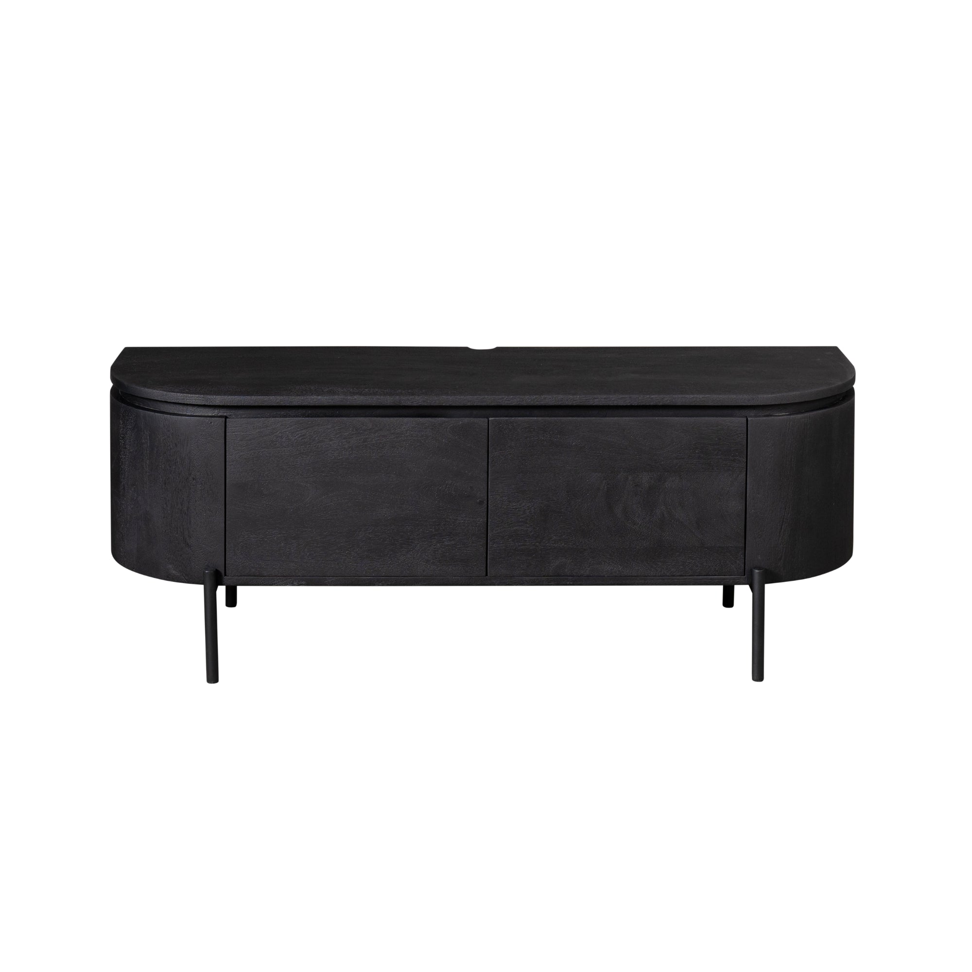 Zwevend TV-meubel Bloom - Zwart - 120 cm