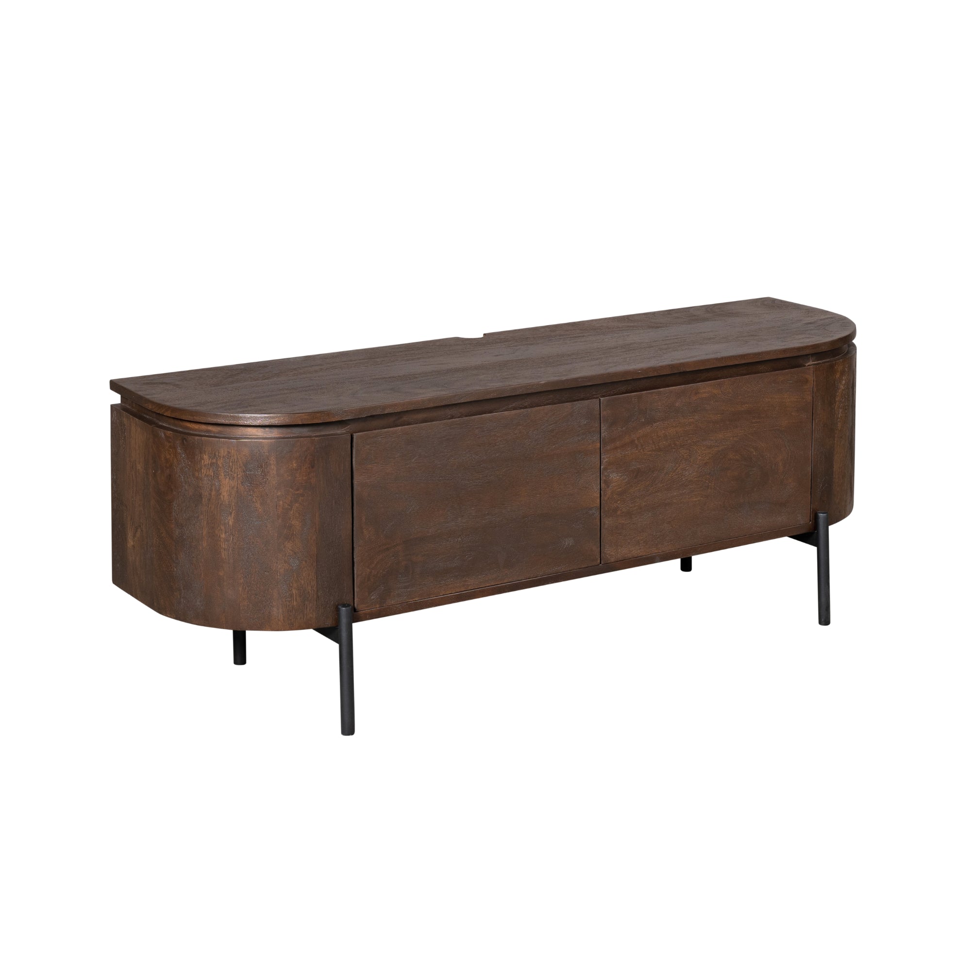 Zwevend TV-meubel Bloom - Bruin - 120 cm