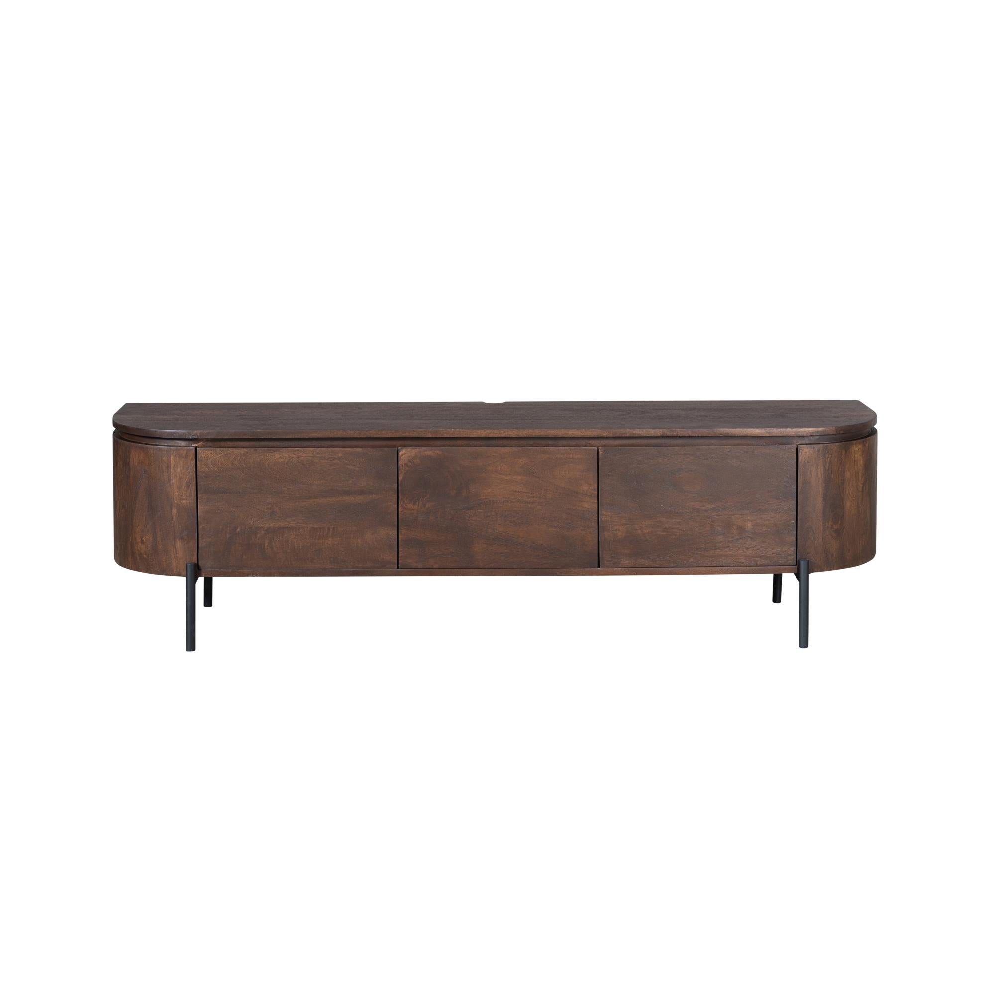 Zwevend TV-meubel Bloom - Bruin - 160 cm