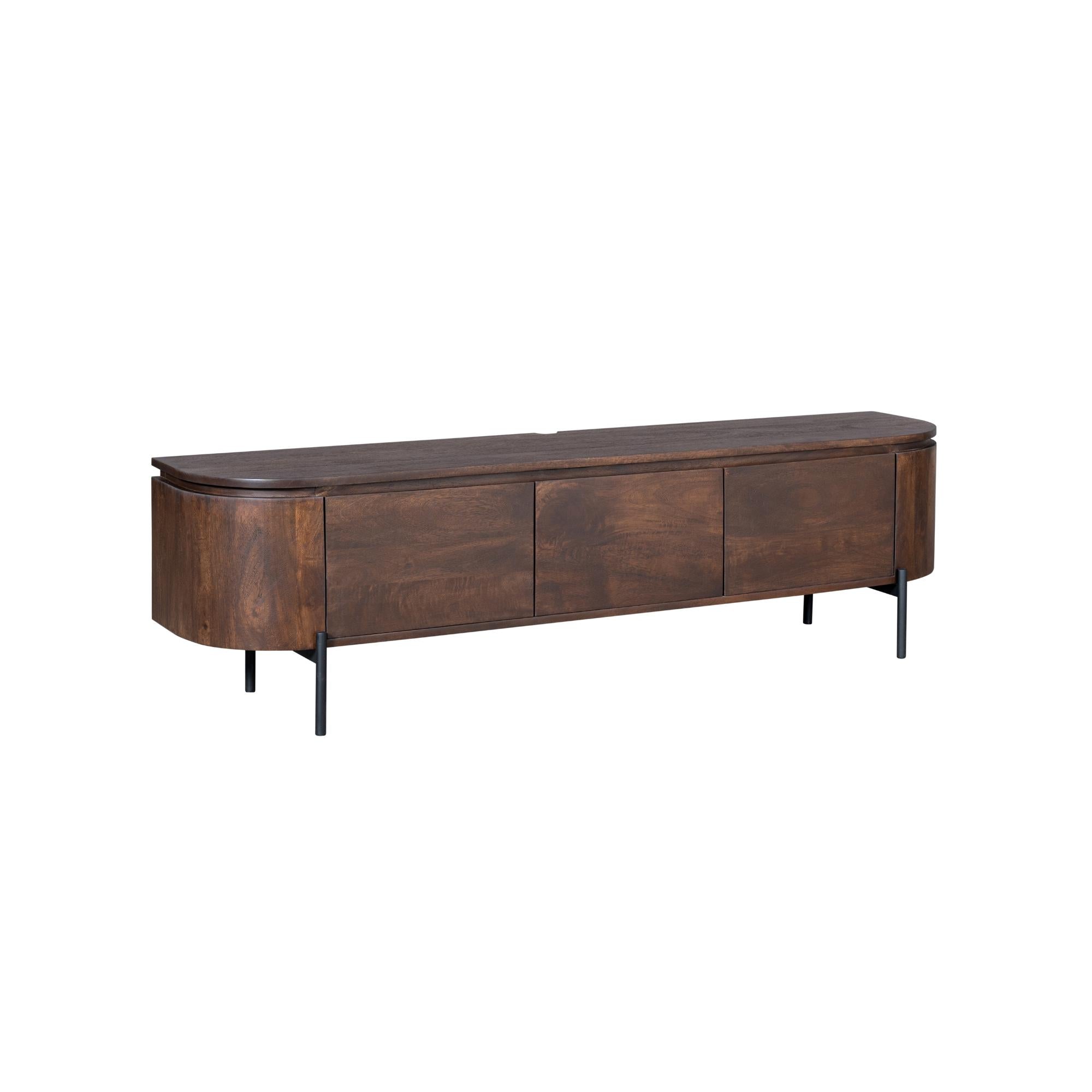 Zwevend TV-meubel Bloom - Bruin - 160 cm