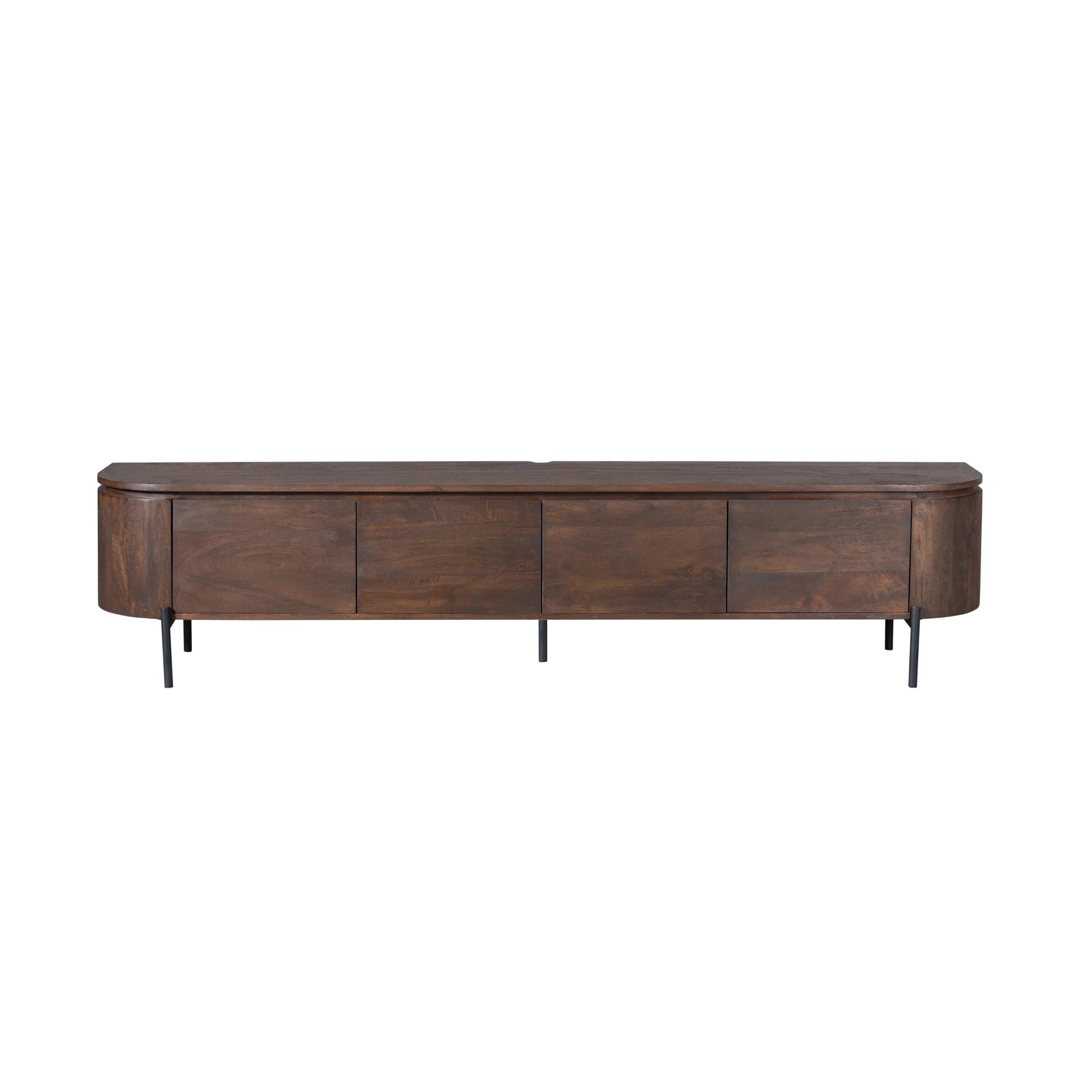 Zwevend TV-meubel Bloom - Bruin - 240 cm