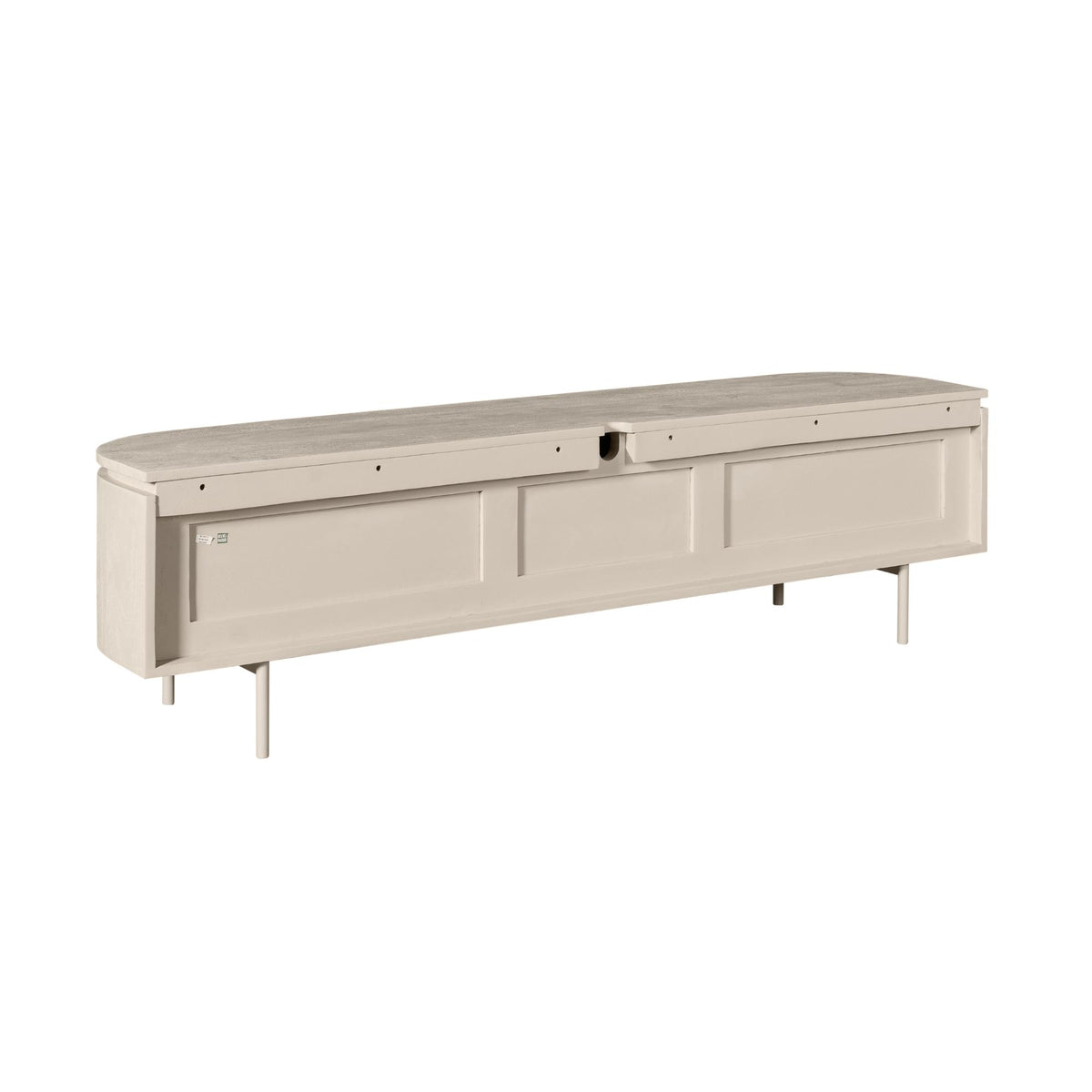 Zwevend TV-meubel Bloom - Beige - 160 cm