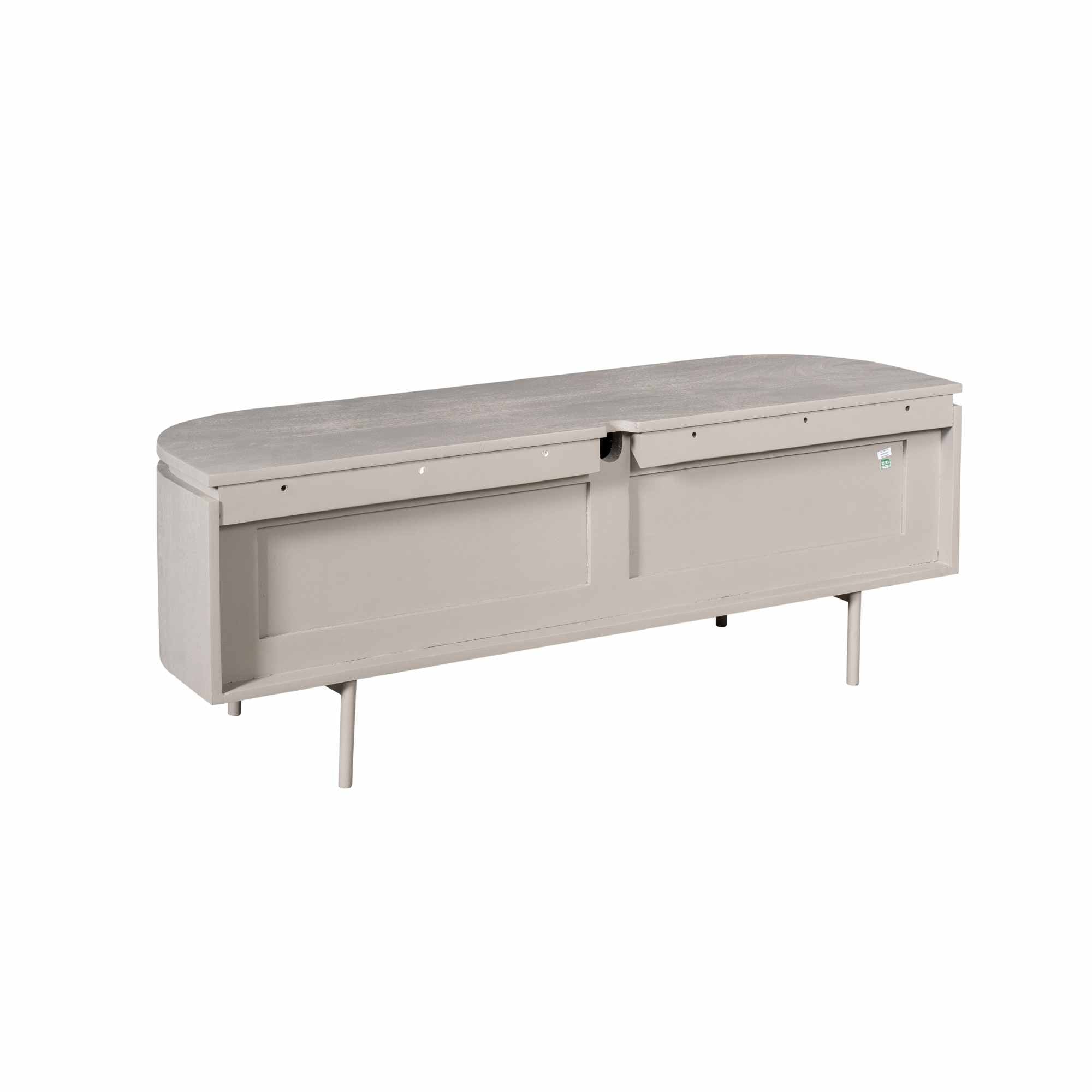 Zwevend TV-meubel Bloom - Stone - 120 cm
