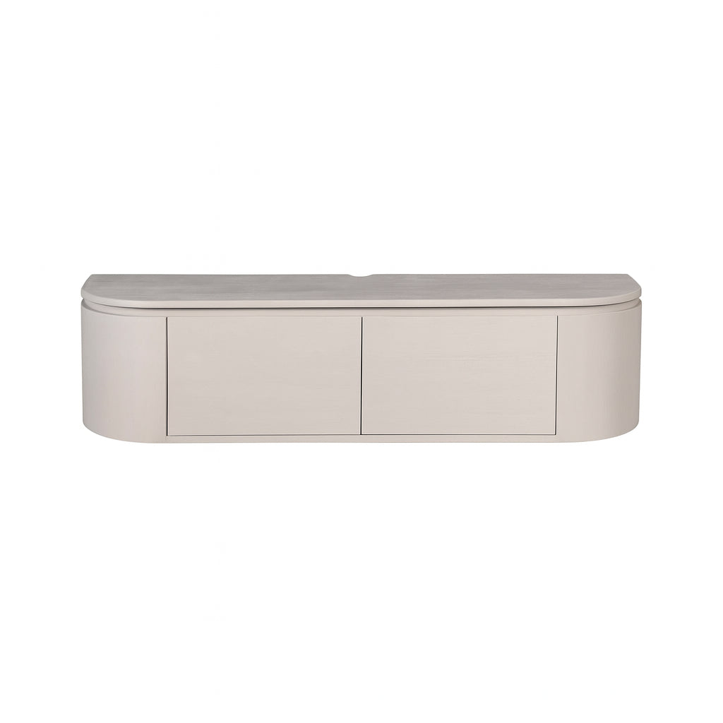 Zwevend TV-meubel Bloom - Stone - 120 cm