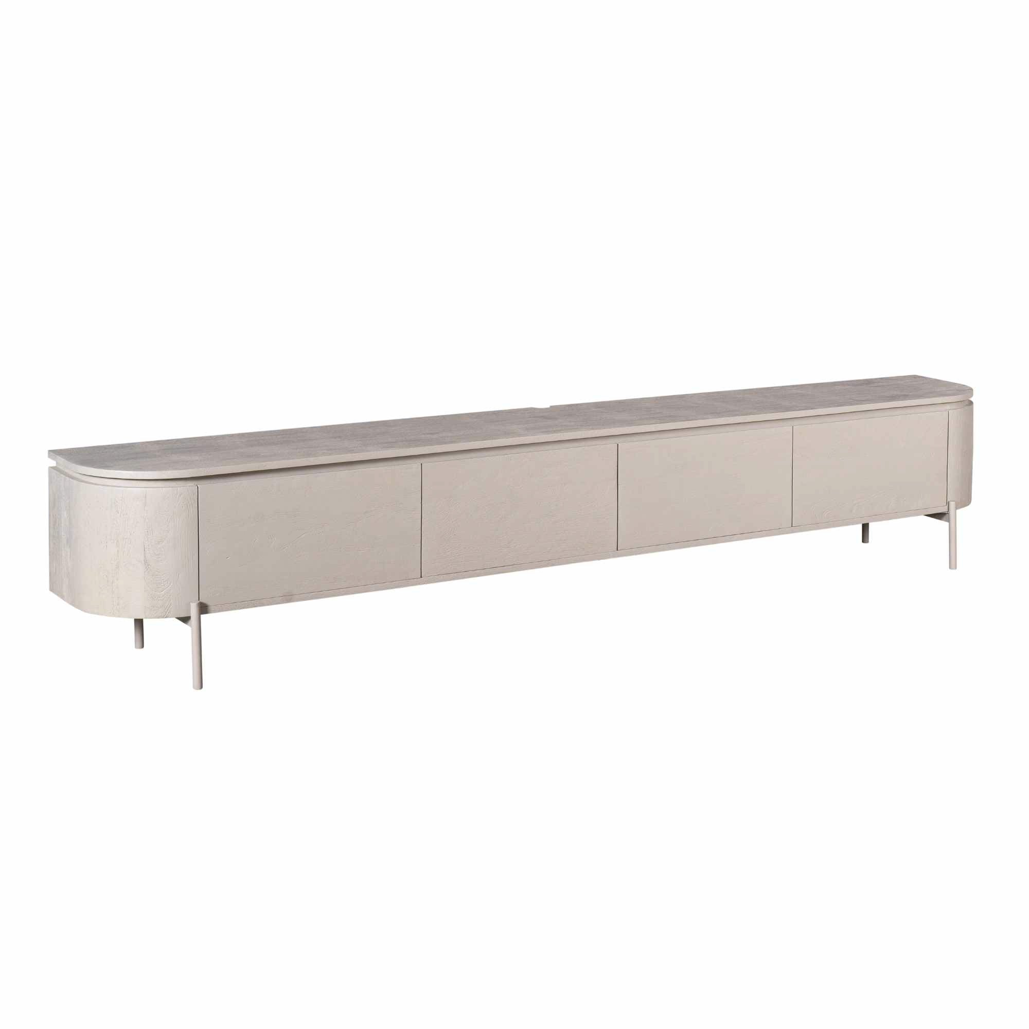 Zwevend TV-meubel Bloom - Stone - 200 cm