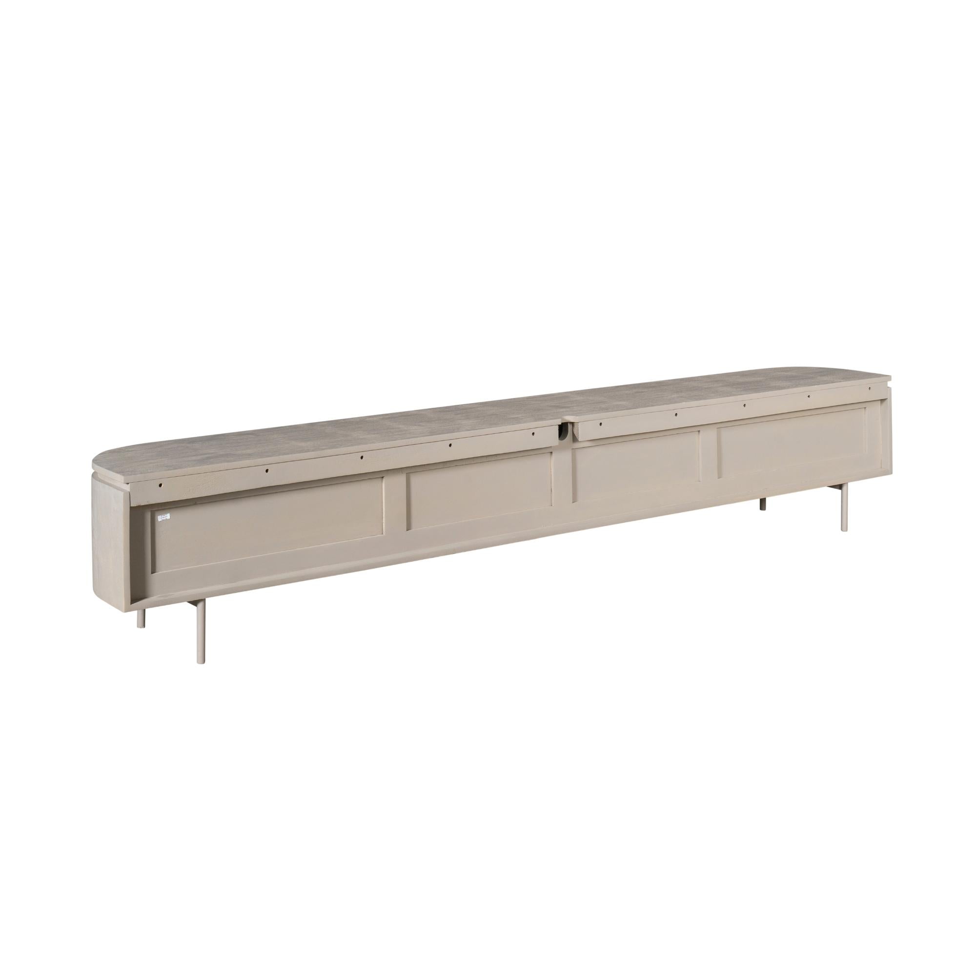 Zwevend TV-meubel Bloom - Stone - 200 cm