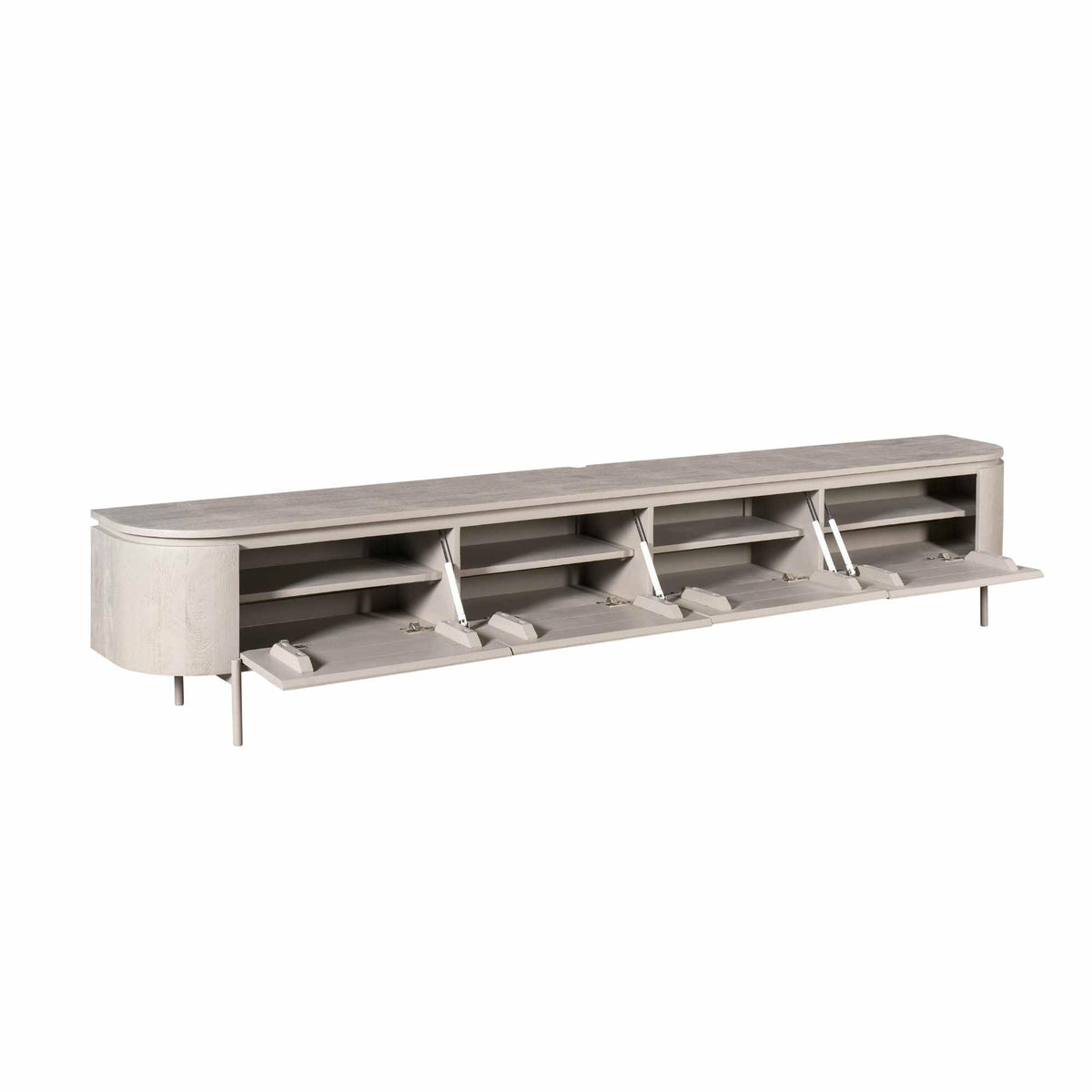 Zwevend TV-meubel Bloom - Stone - 200 cm