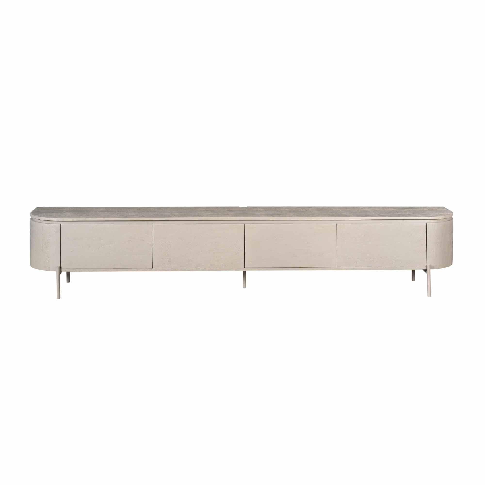 Zwevend TV-meubel Bloom - Stone - 240 cm