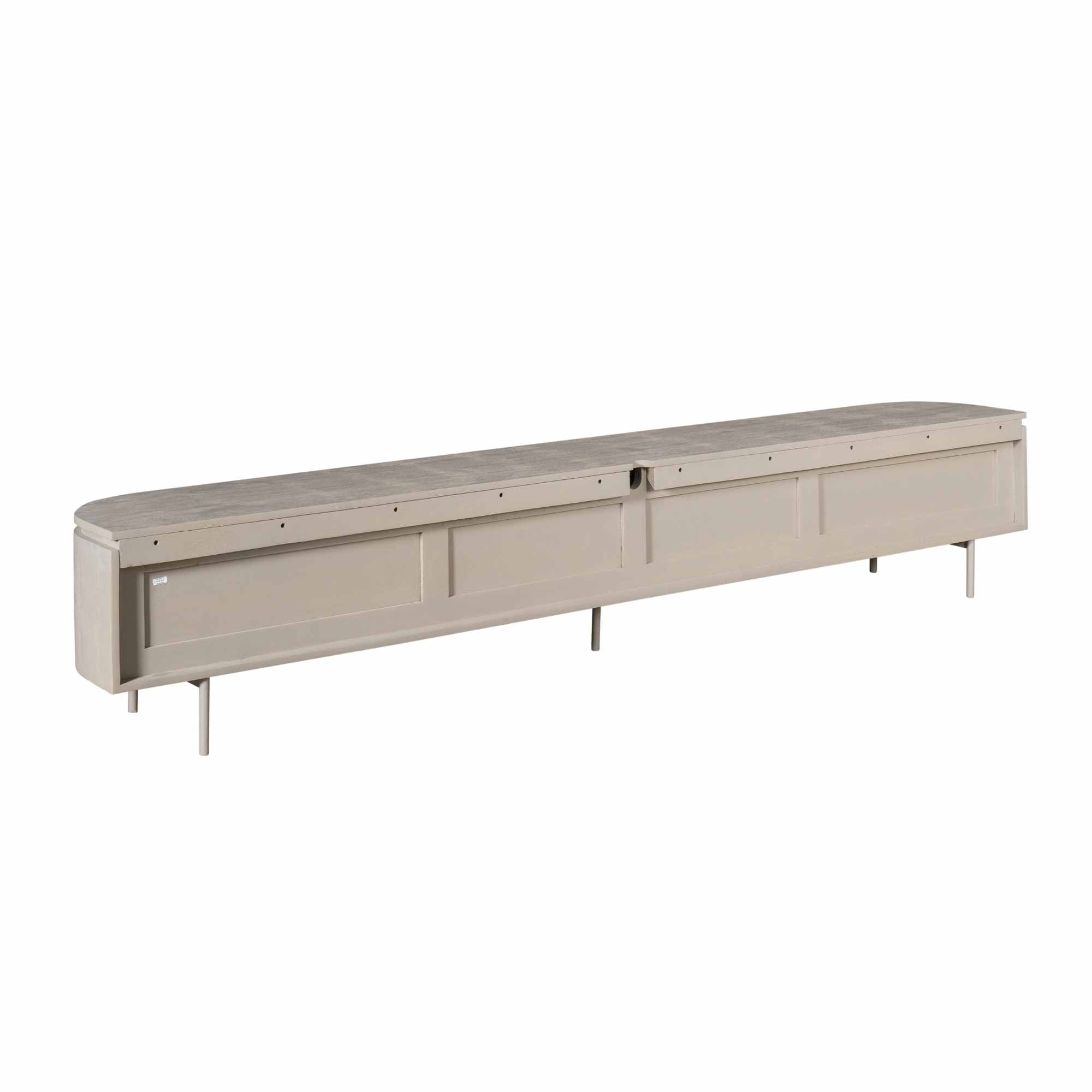 Zwevend TV-meubel Bloom - Stone - 240 cm