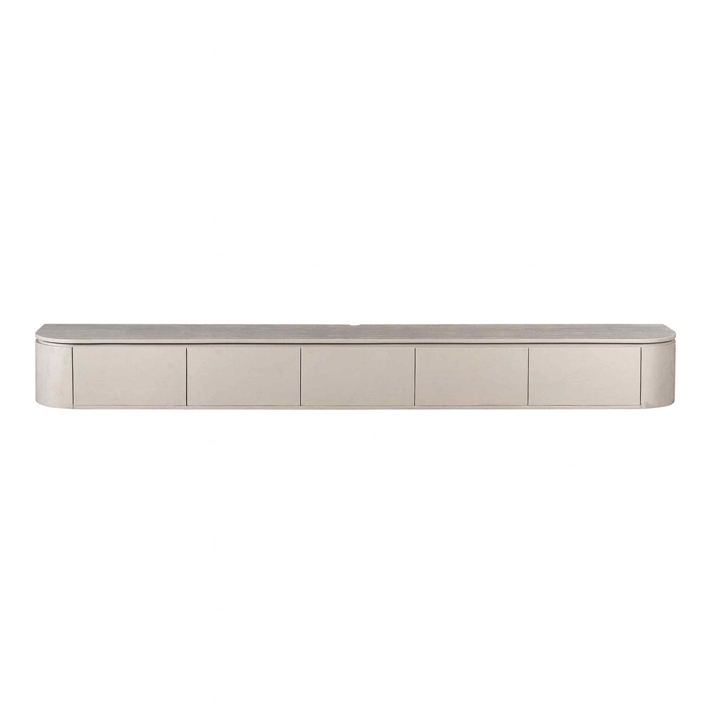 Zwevend TV-meubel Bloom - Stone - 280 cm