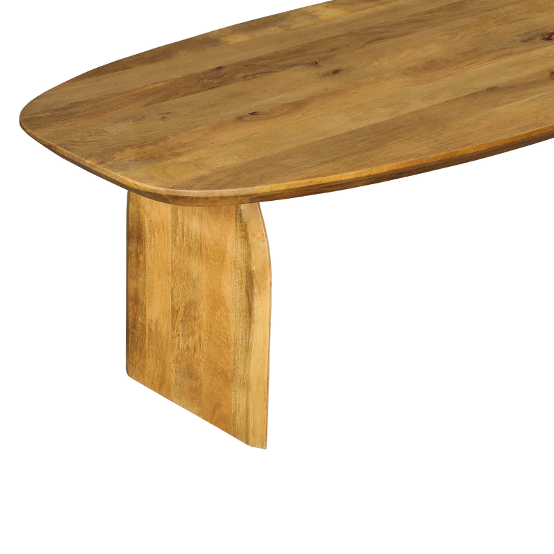 Eettafel Serenity - Ovaal - Mangohout - Naturel - 200 cm
