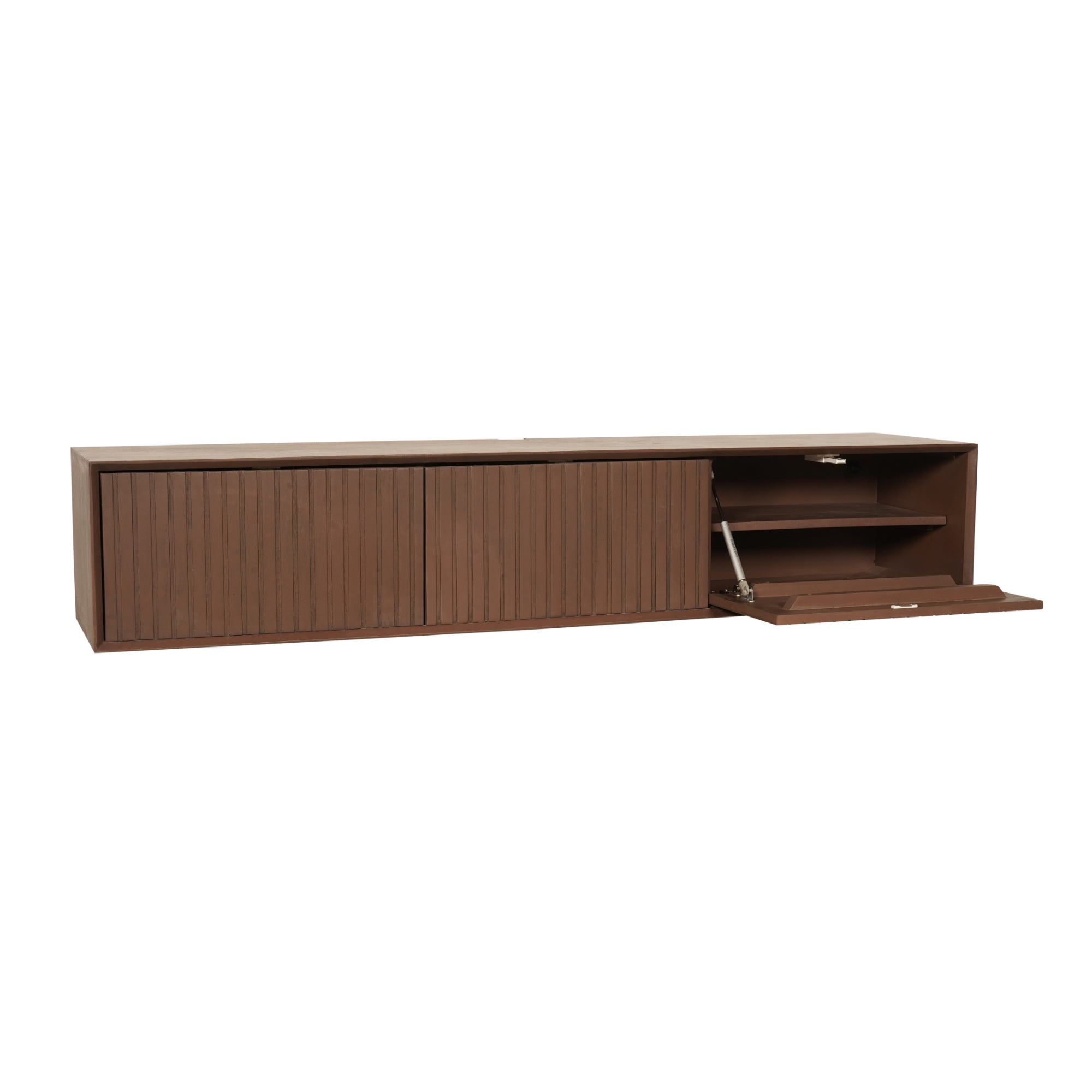 Zwevend TV-meubel Lunelle - Beige - 120 cm