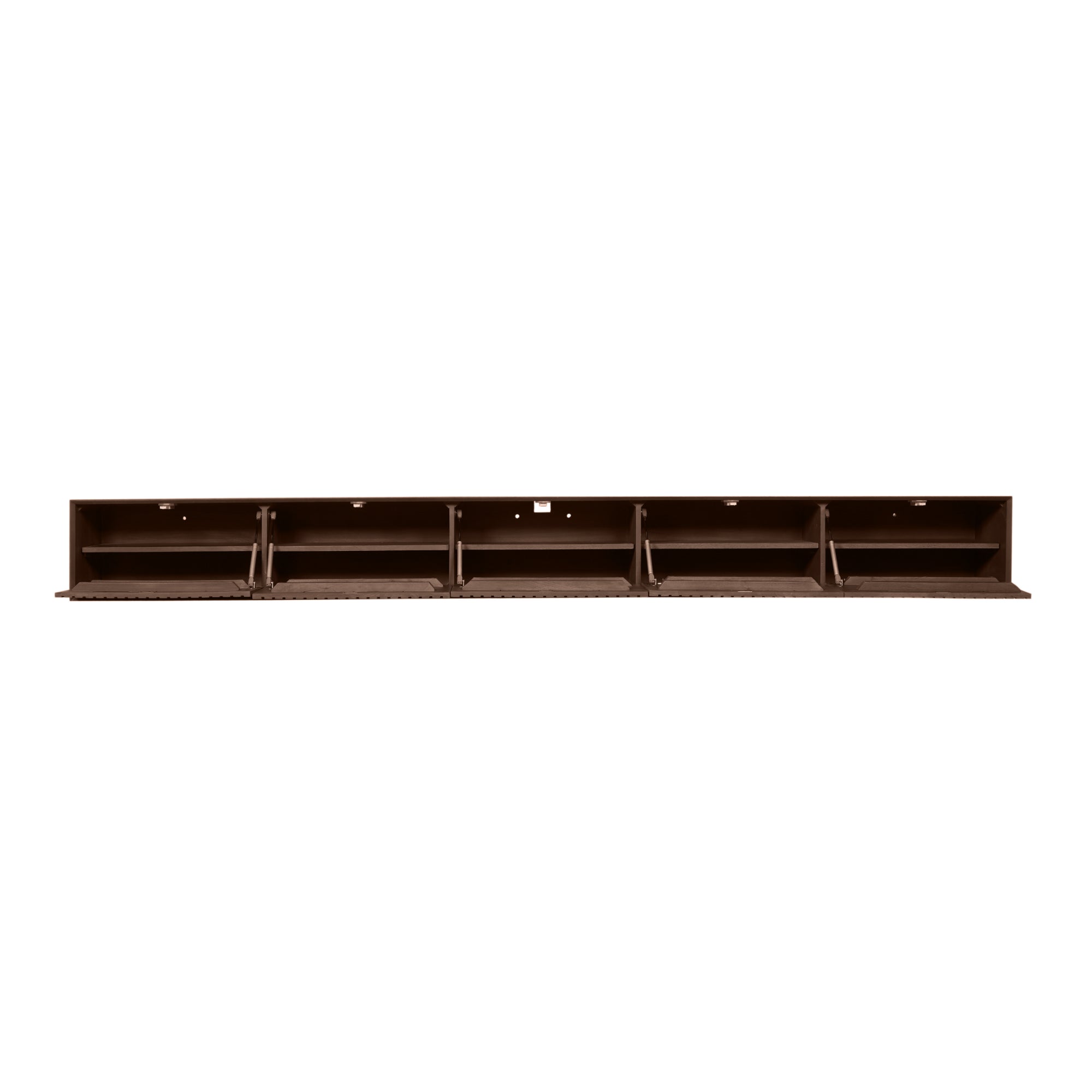 Zwevend TV-meubel Lunelle - Beige - 120 cm