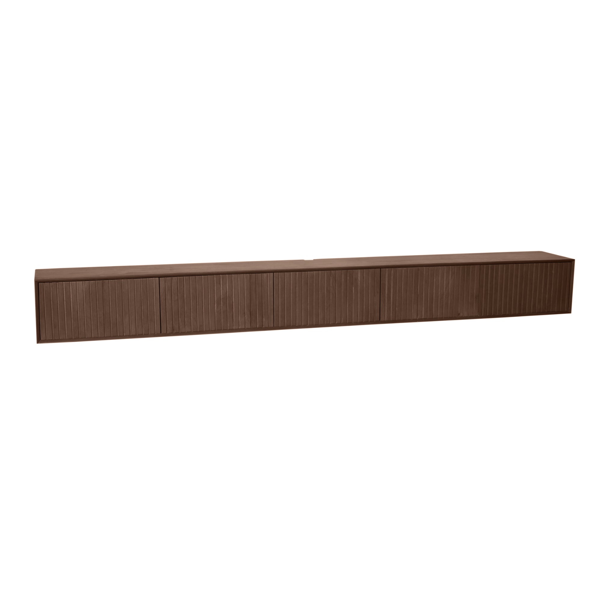 Zwevend TV-meubel Lunelle - Beige - 120 cm
