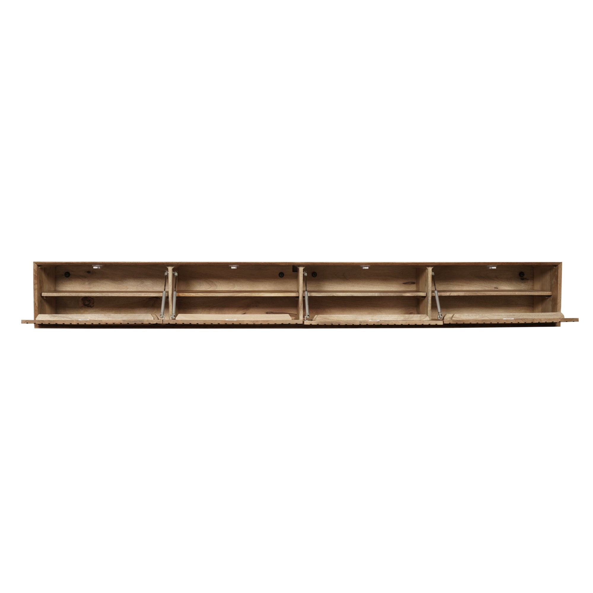 Zwevend TV-meubel Lunelle - Beige - 120 cm