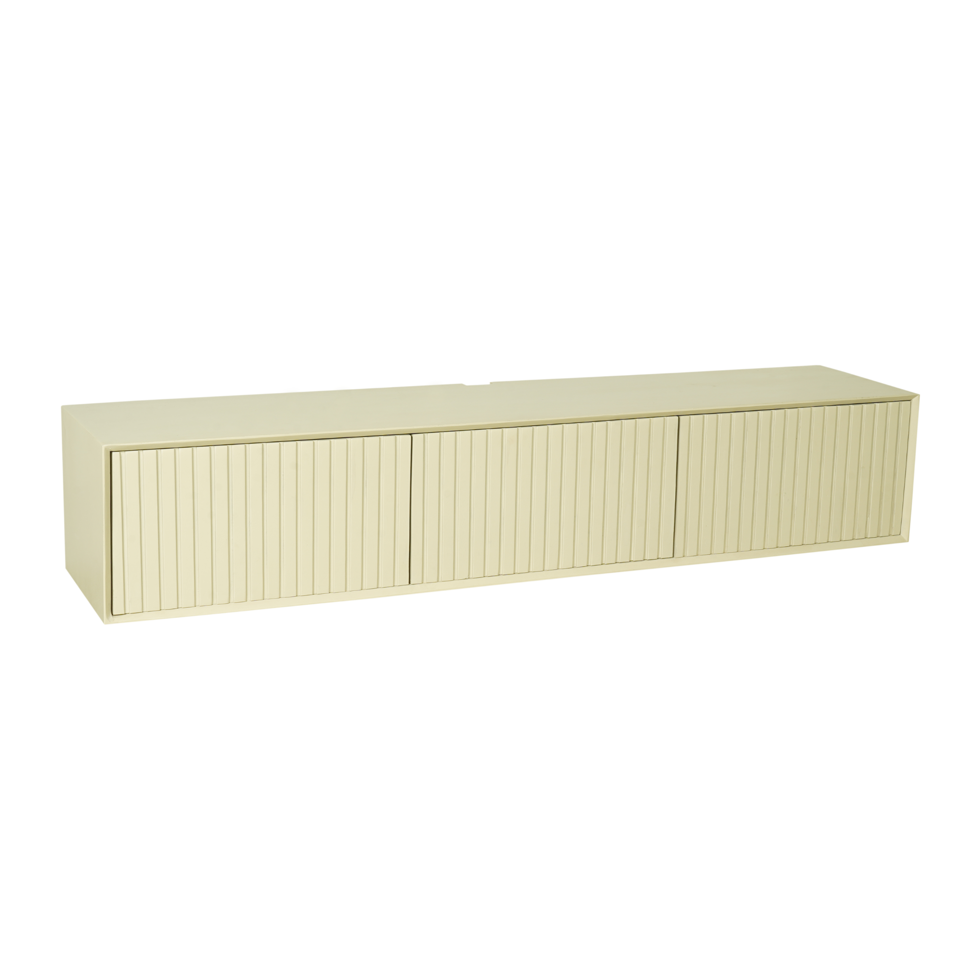 Zwevend TV-meubel Lunelle - Beige - 160 cm