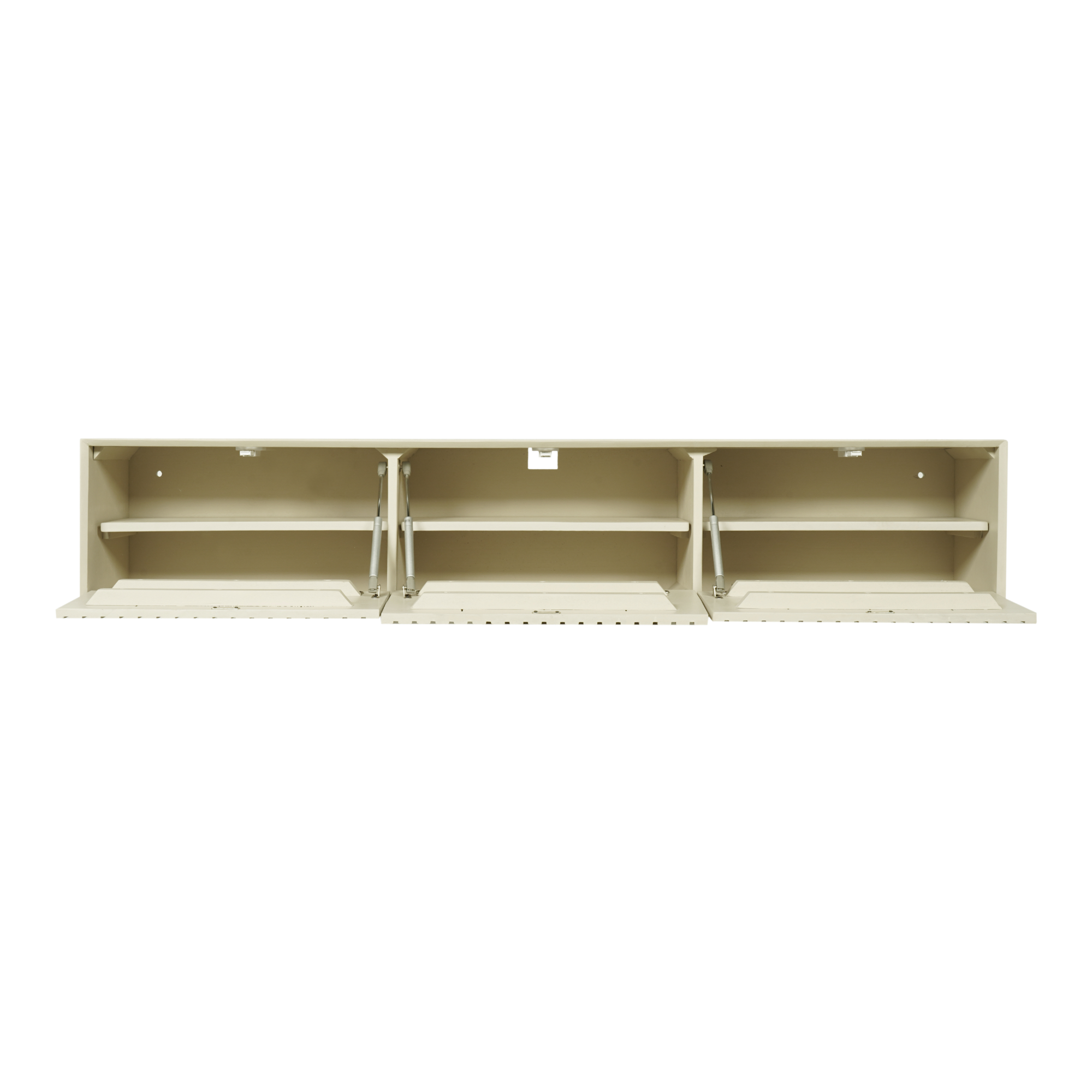 Zwevend TV-meubel Lunelle - Beige - 160 cm
