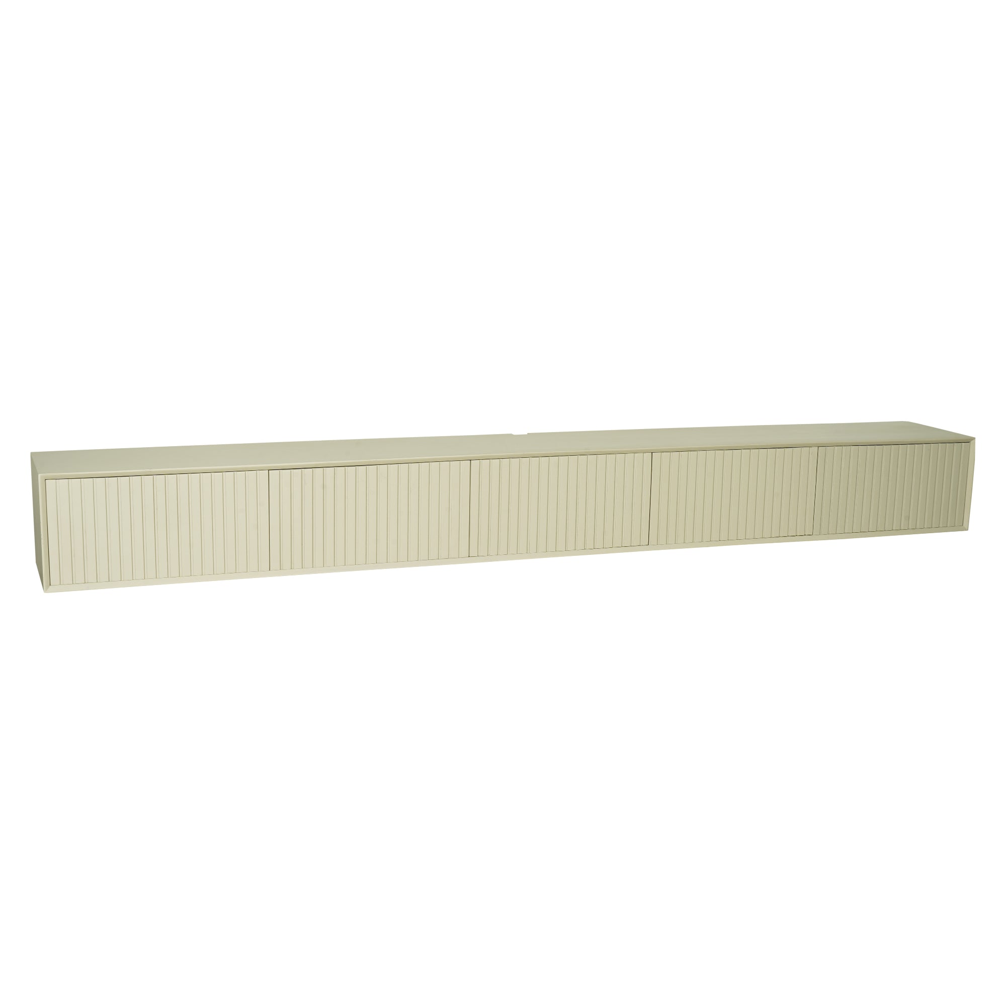 Zwevend TV-meubel Lunelle - Beige - 280 cm