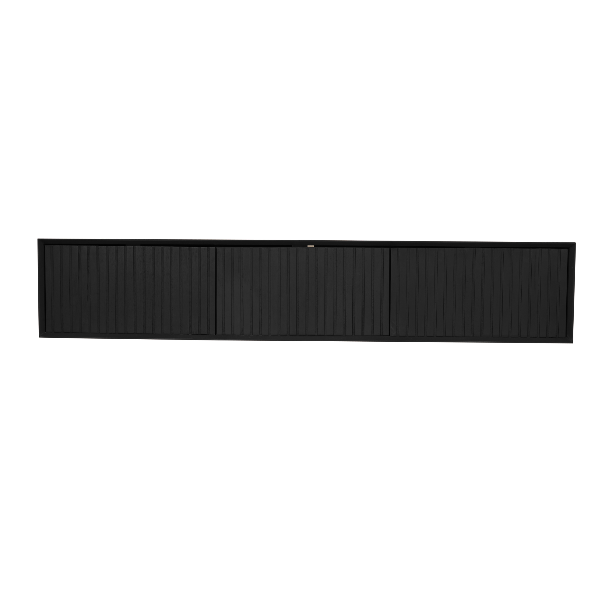 Zwevend TV-meubel Lunelle - Zwart - 160 cm