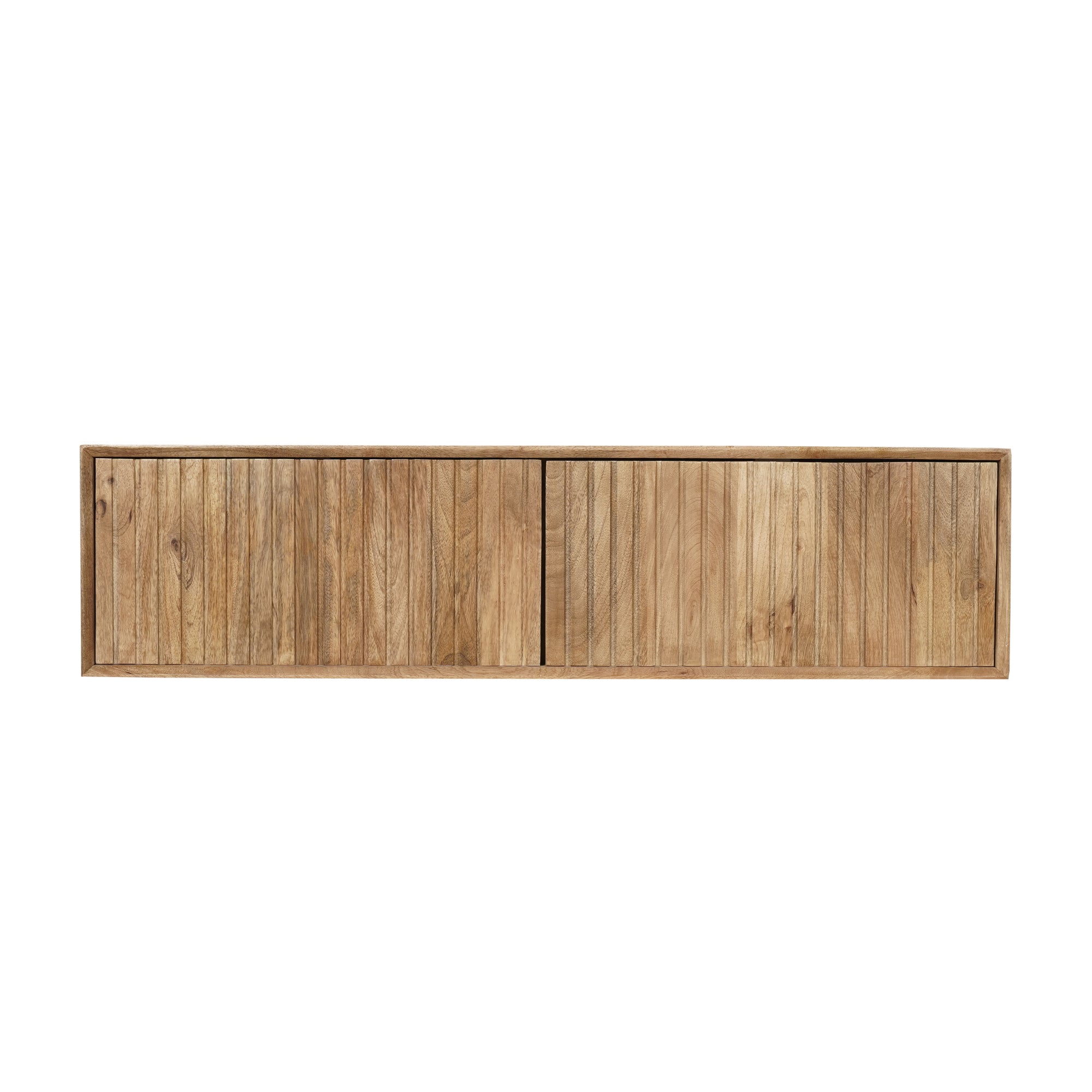 Zwevend TV-meubel Lunelle - Naturel - 120 cm