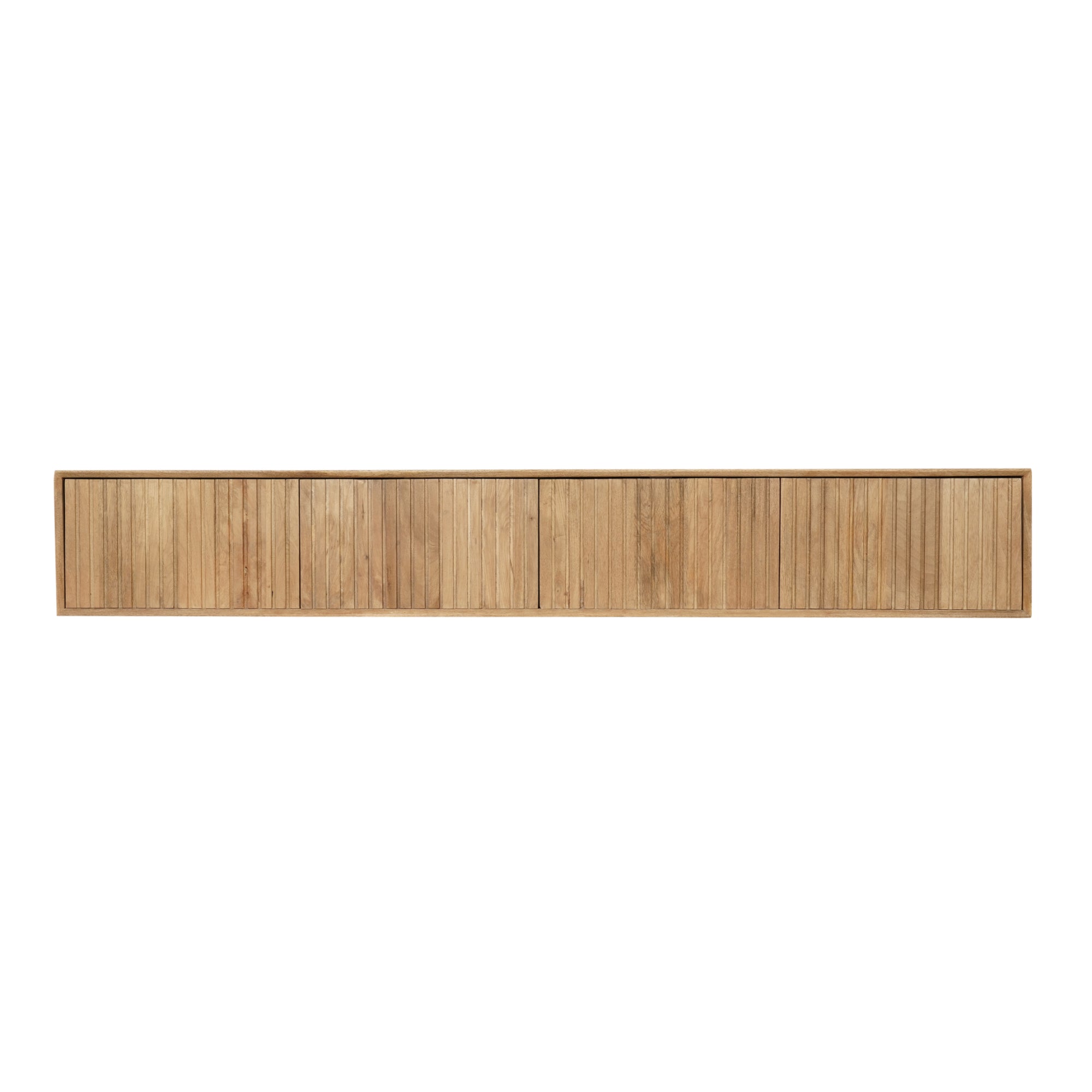 Zwevend TV-meubel Lunelle - Naturel - 200 cm