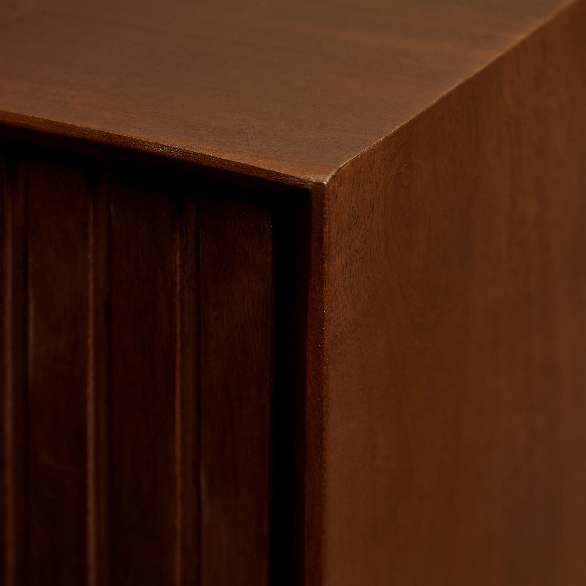 Zwevend TV-meubel Lunelle - Bruin - 280 cm