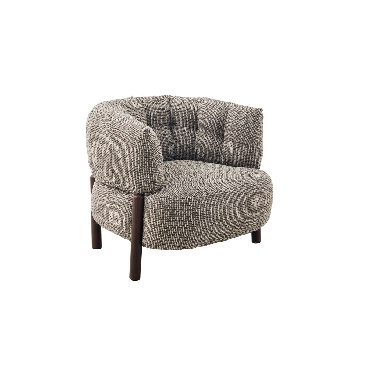 Fauteuil Lolu - Bruin - Ote Stof