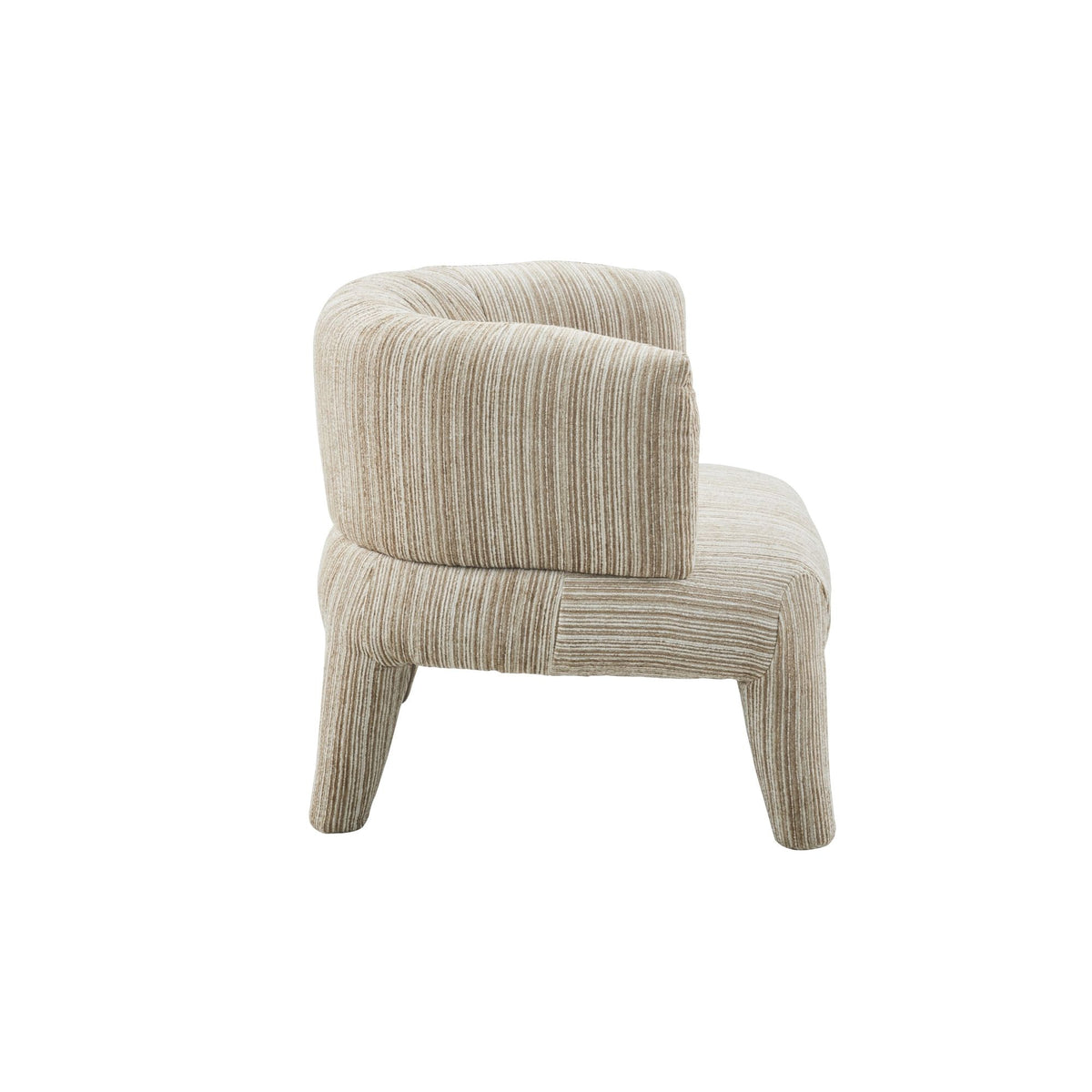 Fauteuil Tove - Taupe - Nori Stof