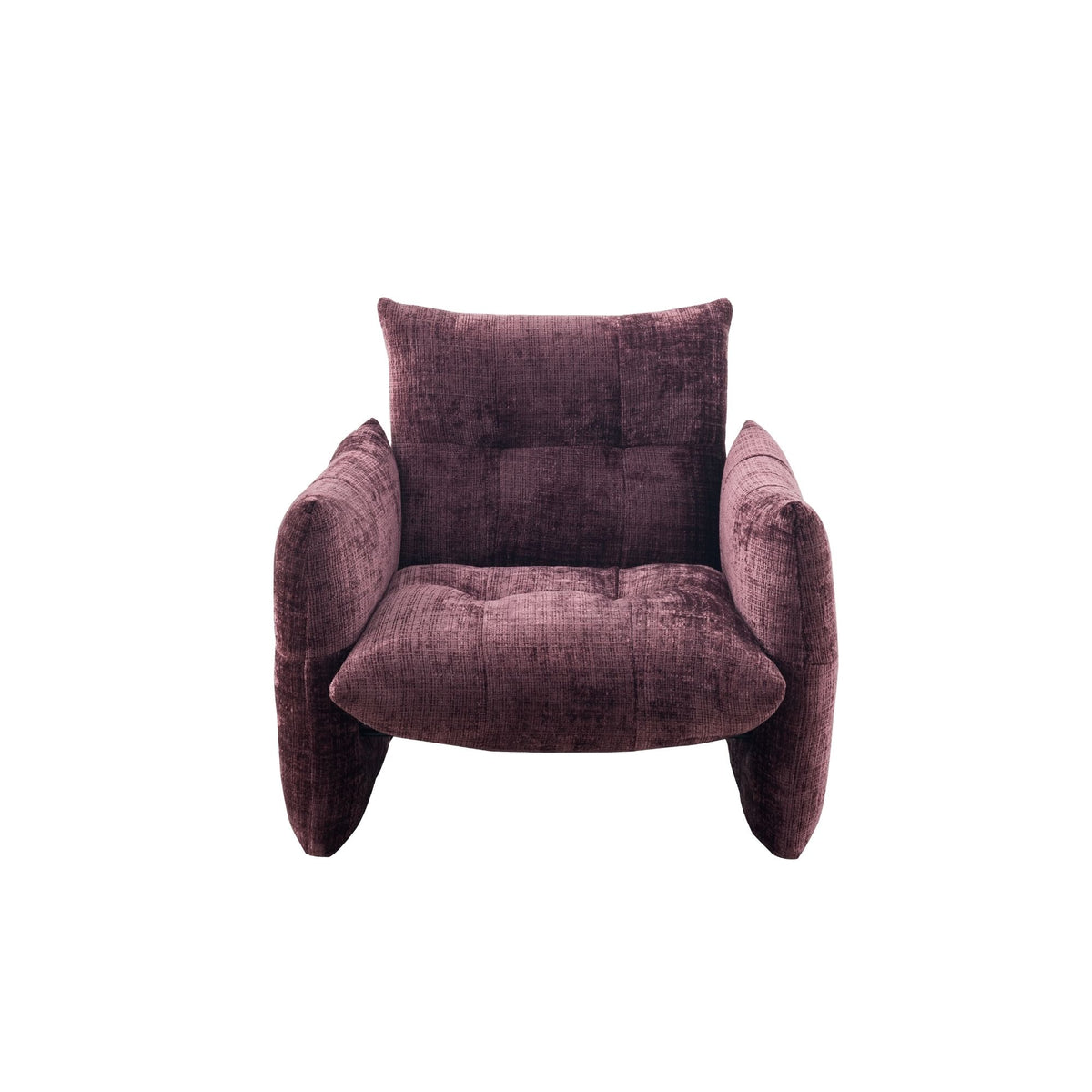 Fauteuil Milly - Aubergine - Canto Stof